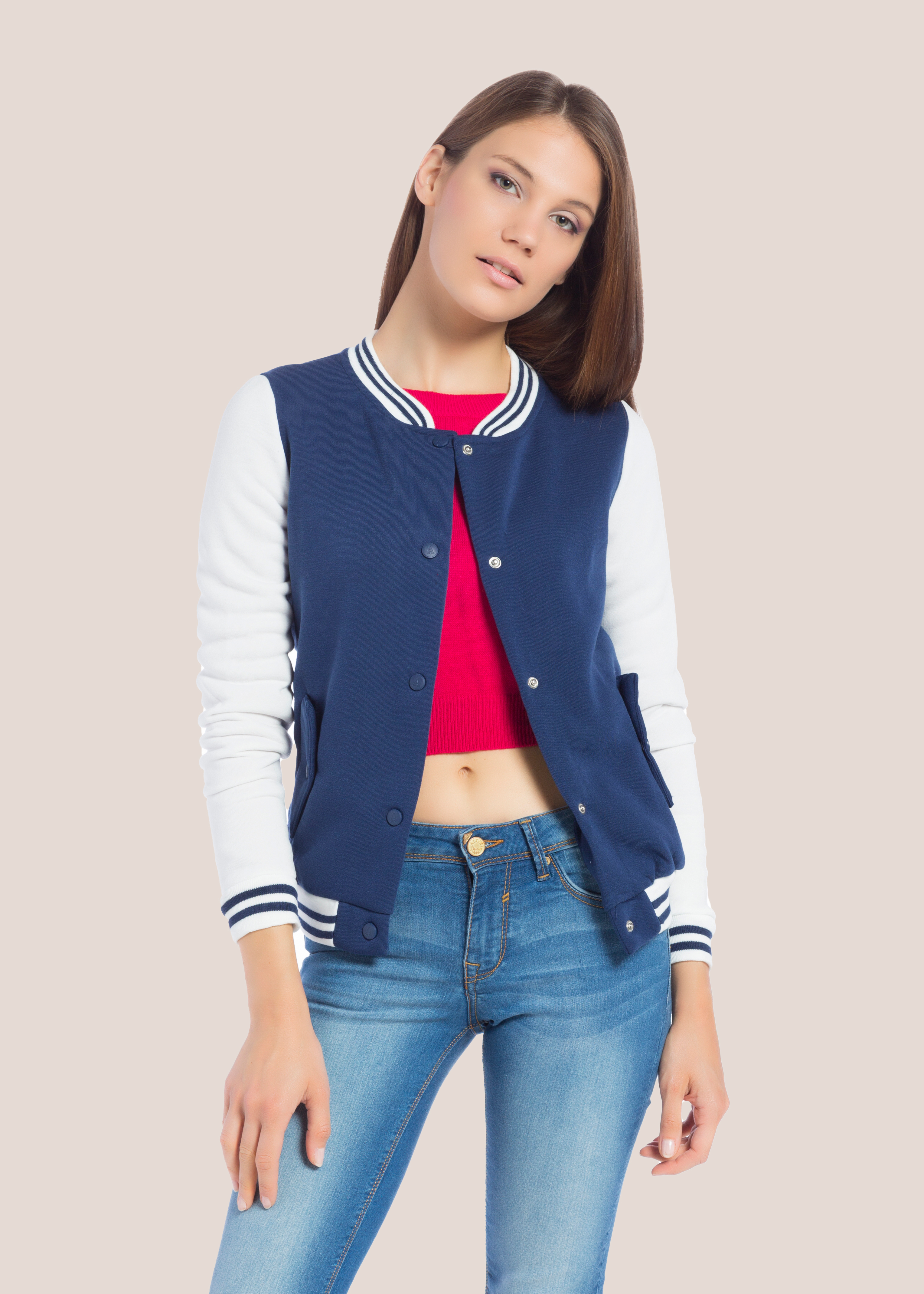 Veste de baseball, C038 BLUE