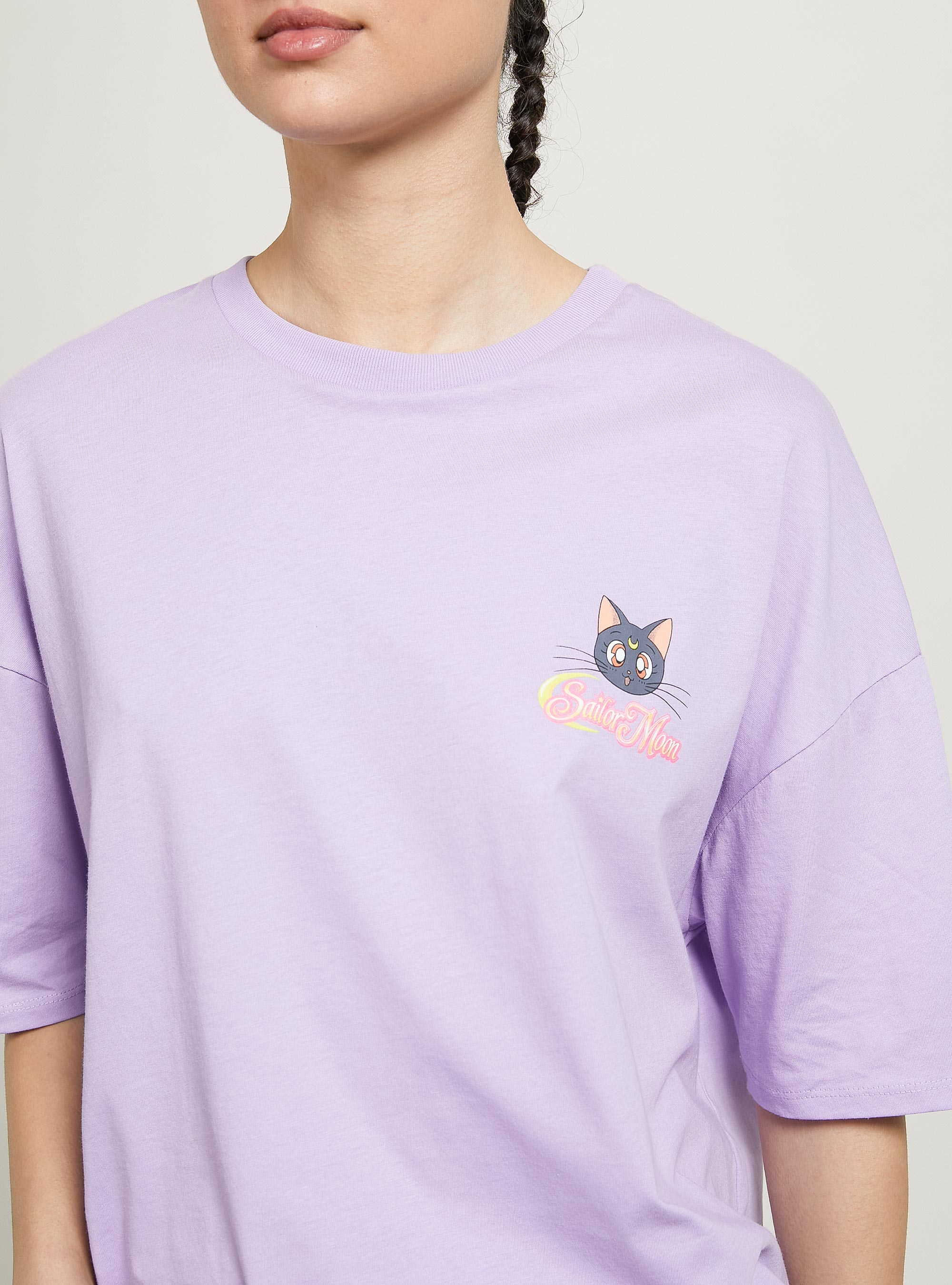 Sailor Moon / Alcott T-shirt, LC2 LILLAC MEDIUM