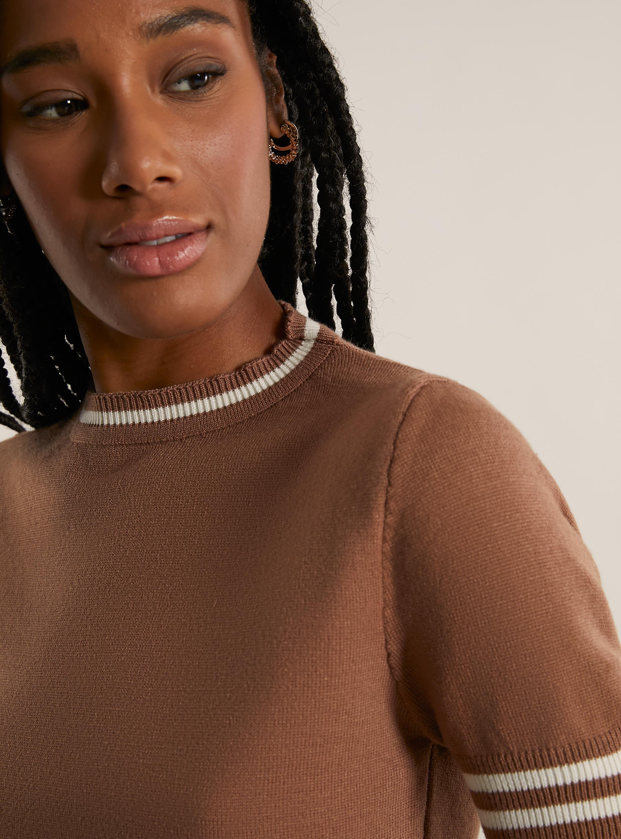 Short-sleeved jersey, BG2 BEIGE MEDIUM