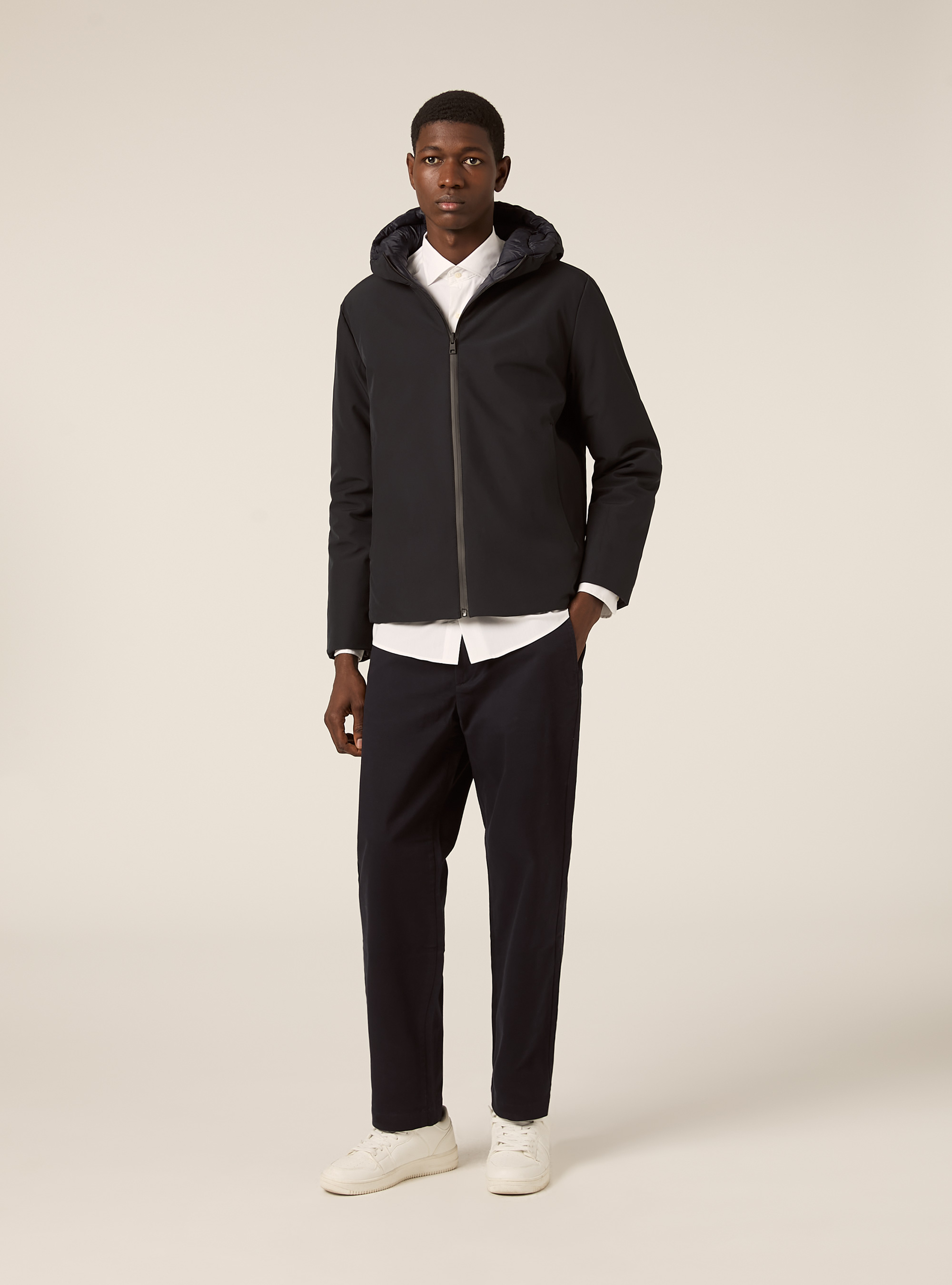 Giubbotto imbottitio reversibile, NA1 NAVY DARK