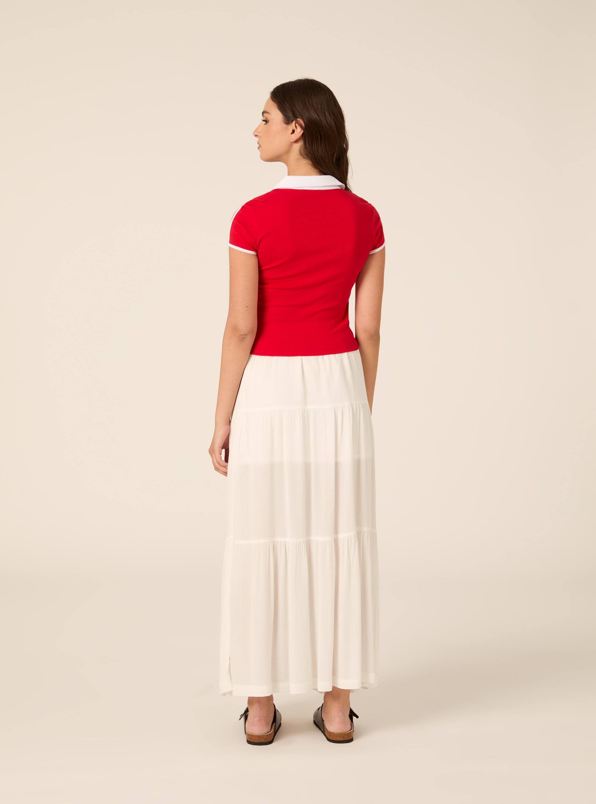 Maglia polo stampata, RD2 RED MEDIUM