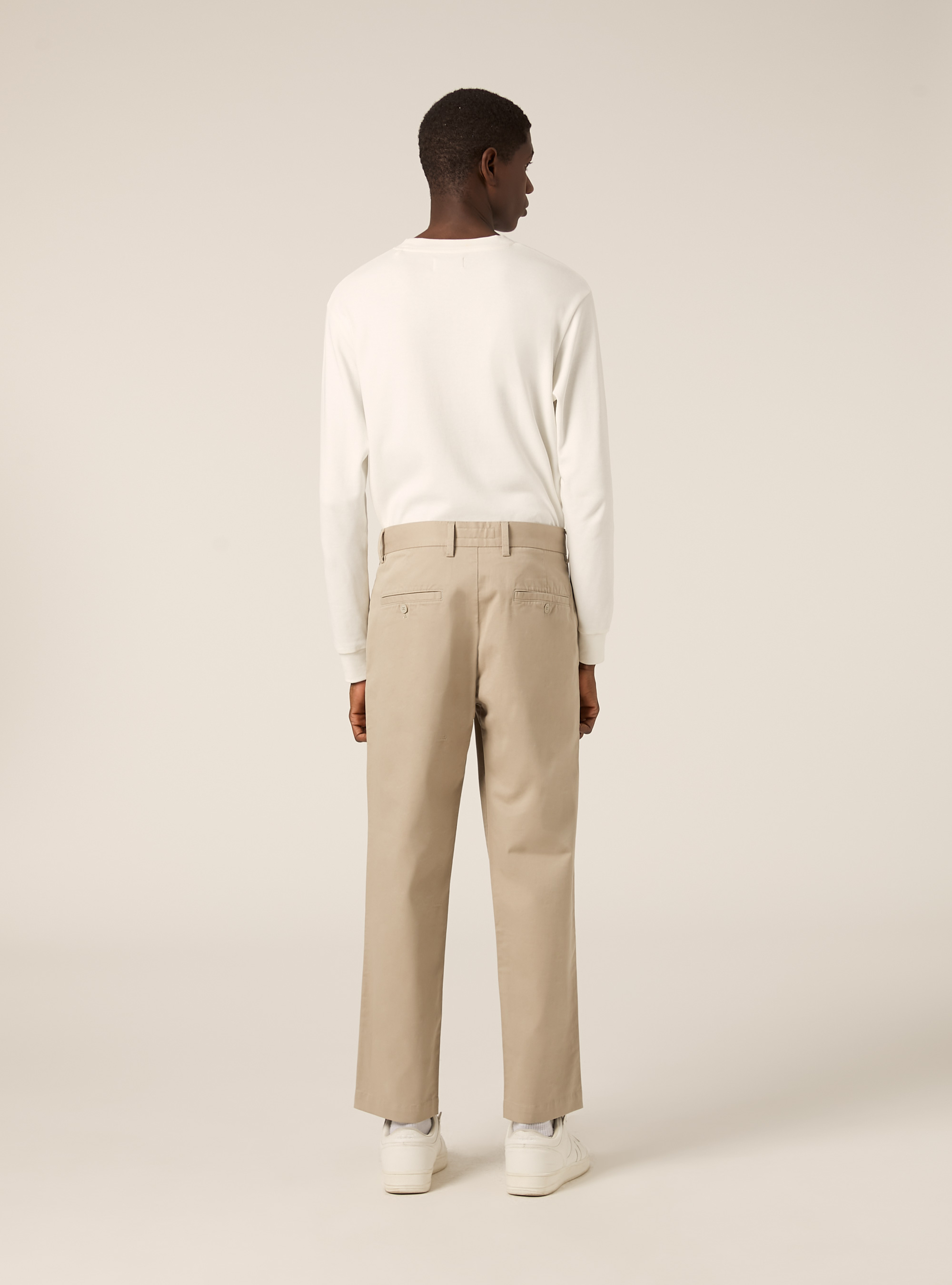 Slim Fit Chino-Hose aus Stretch-Twill, BG2 BEIGE MEDIUM