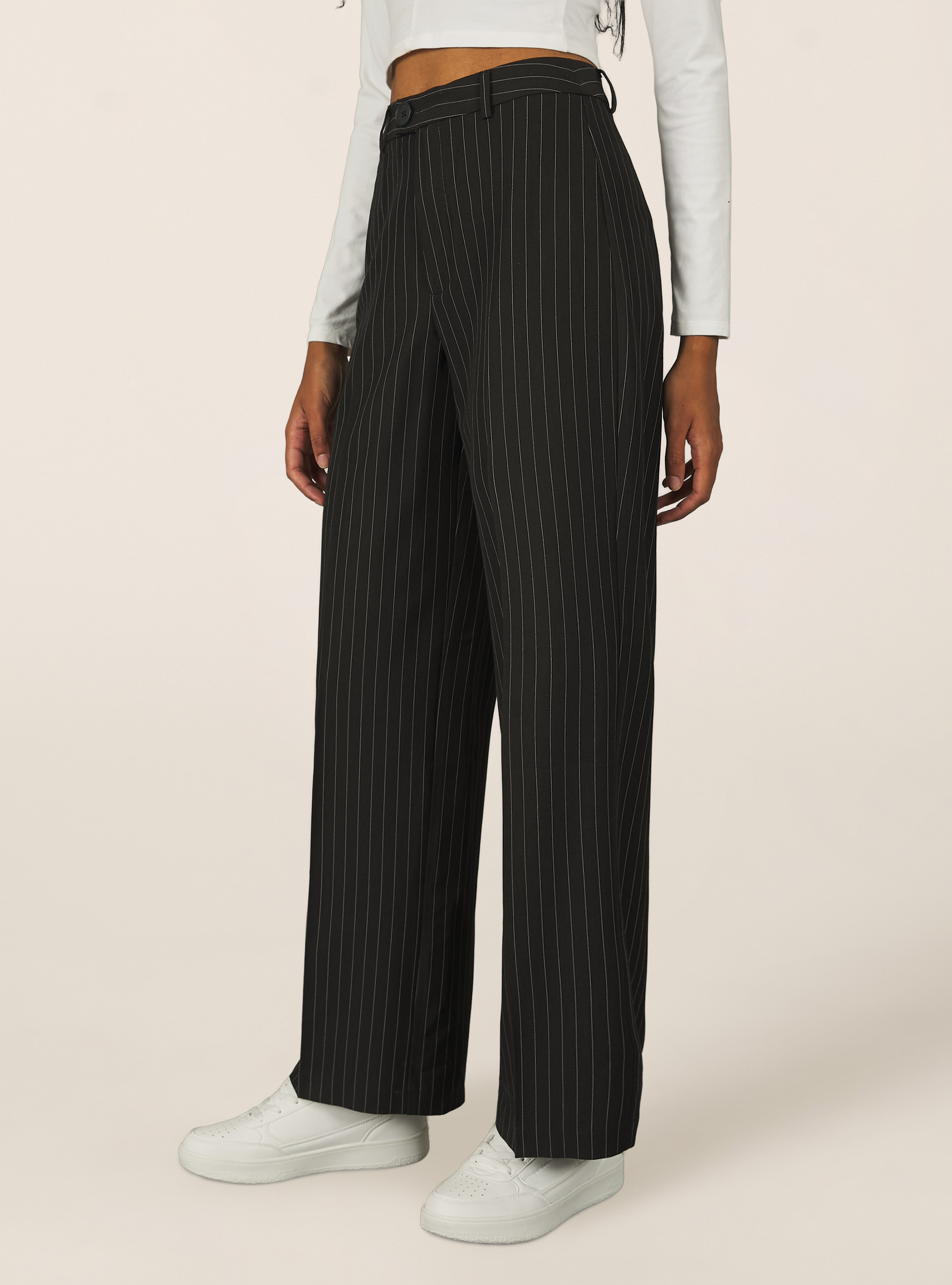 Pantaloni tailoring dritti, MULTICOLOR