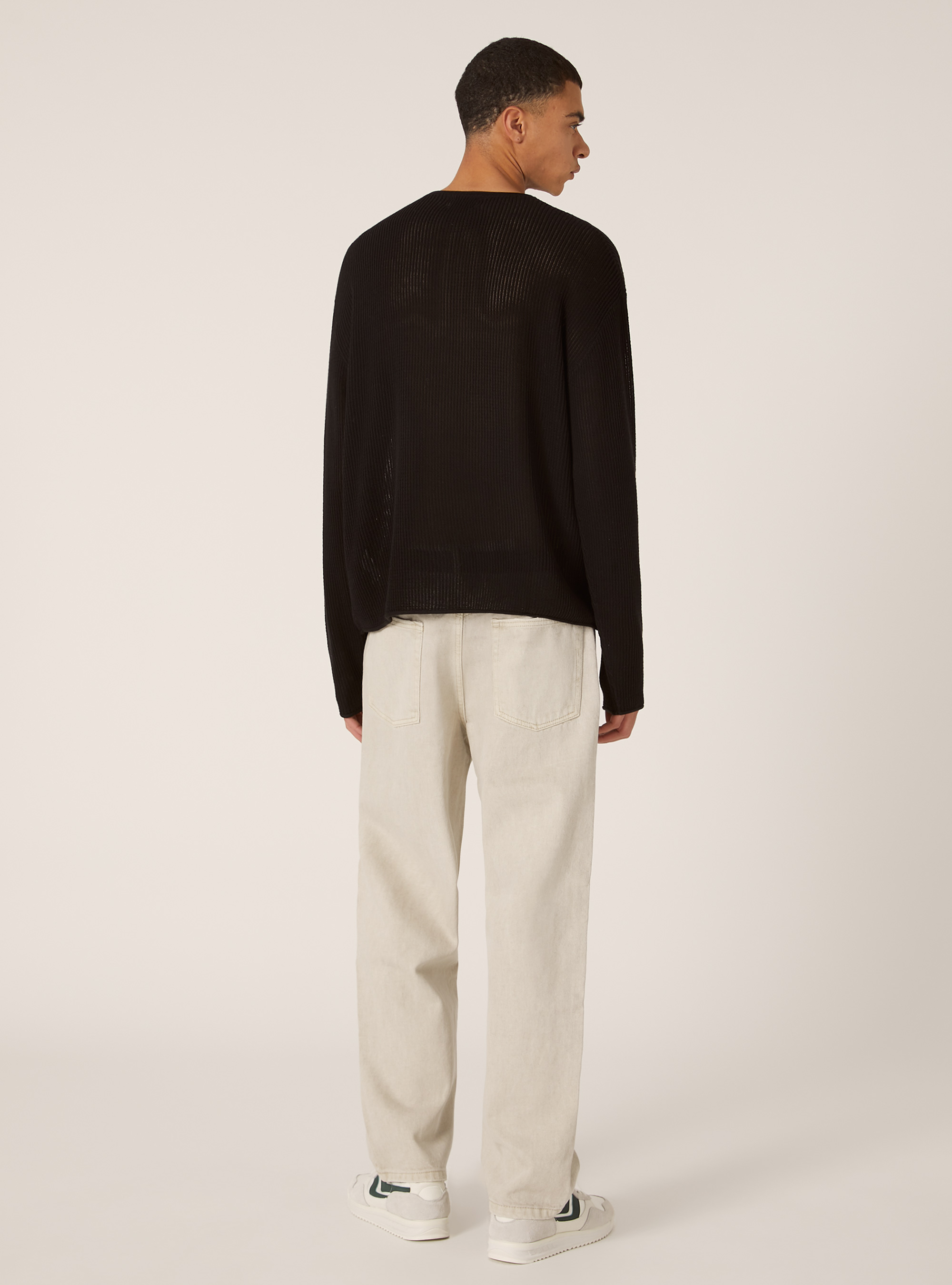 Pull-over perfor&eacute;, BK1 BLACK