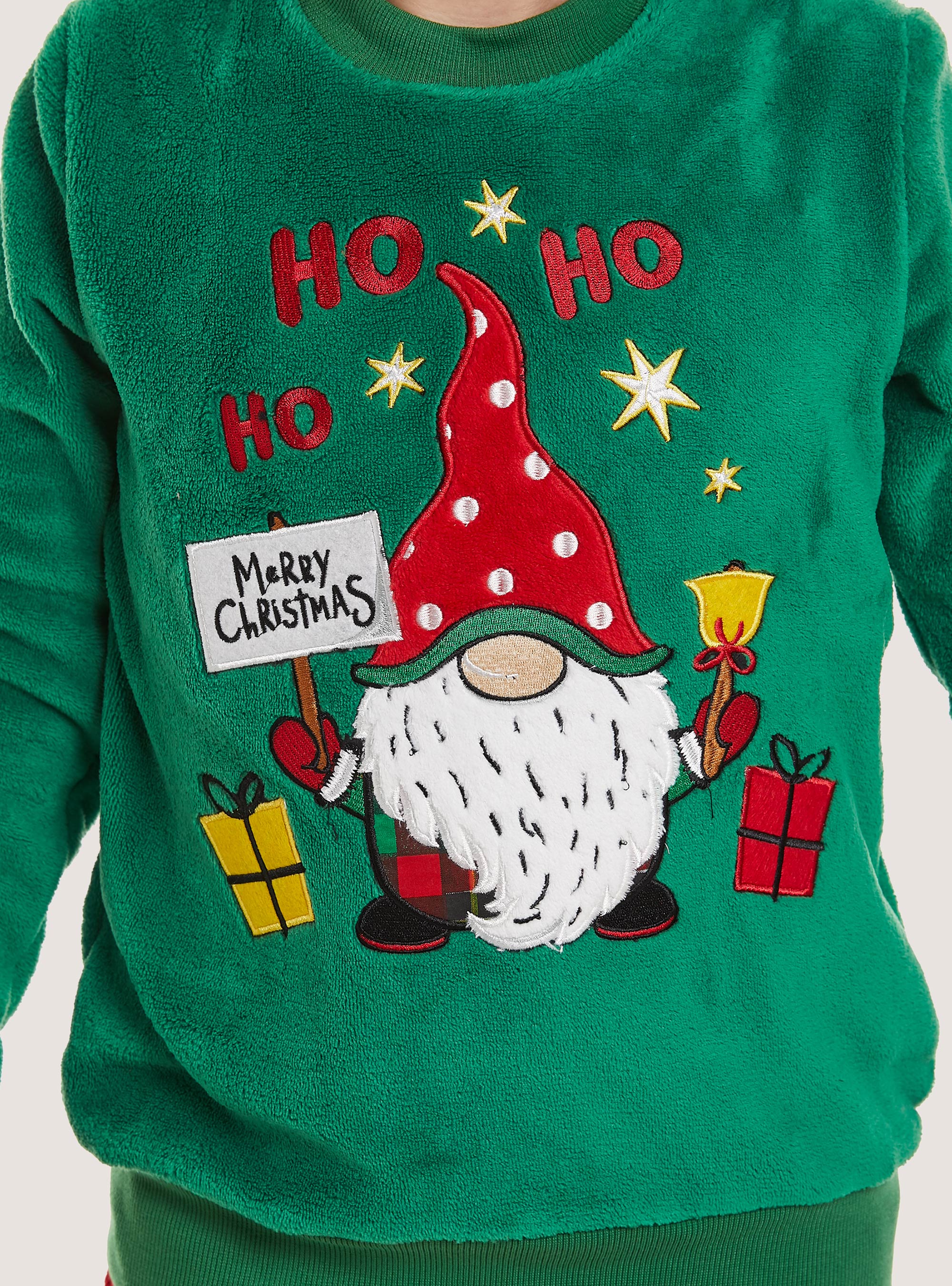 Pigiama Christmas Family Collection soft touch, GN2 GREEN MEDIUM