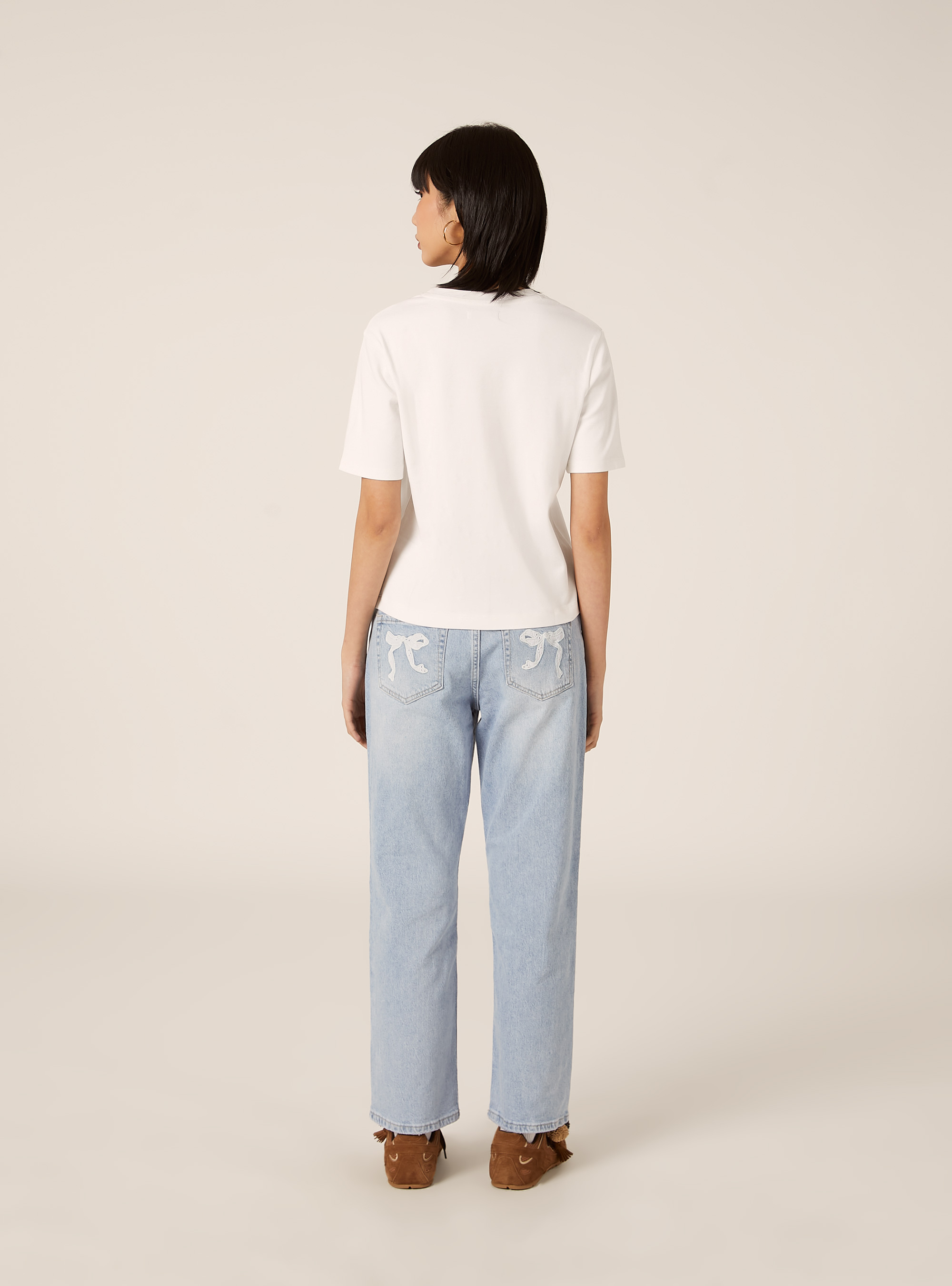 T-shirt regular in interlock, WH3 WHITE