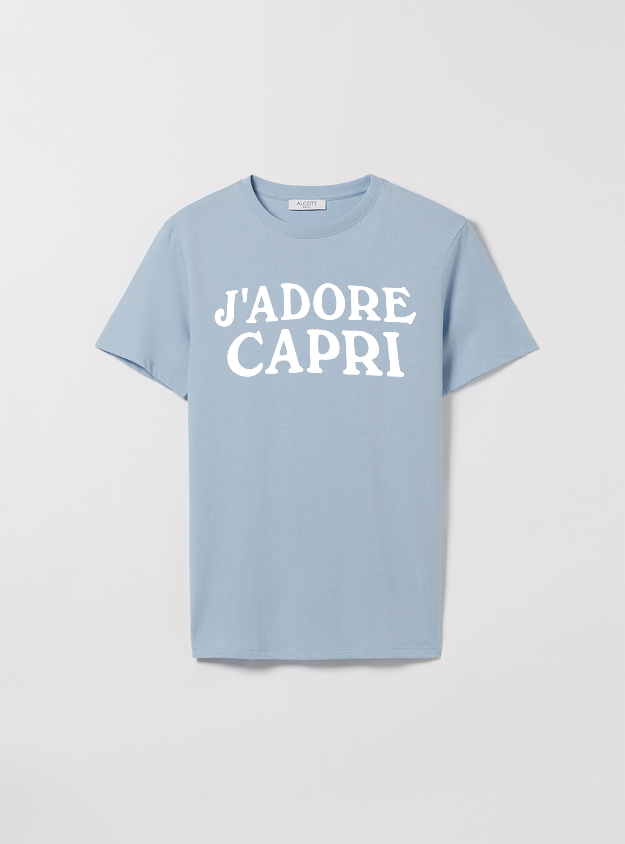 Capri Capsule Genderless T-shirt, AZ3 AZURE LIGHT
