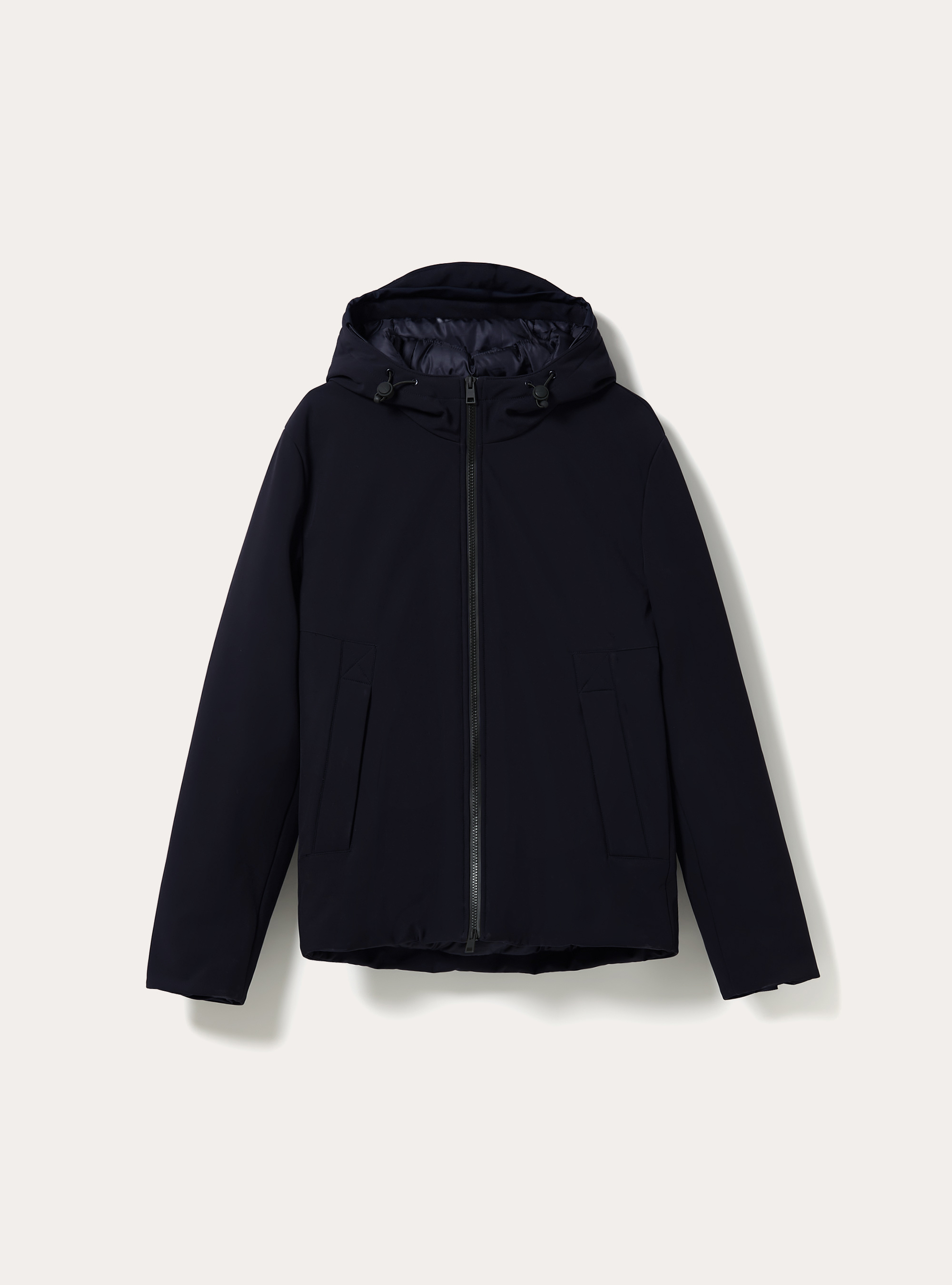 Giubbino imbottito con cappuccio, NA1 NAVY DARK