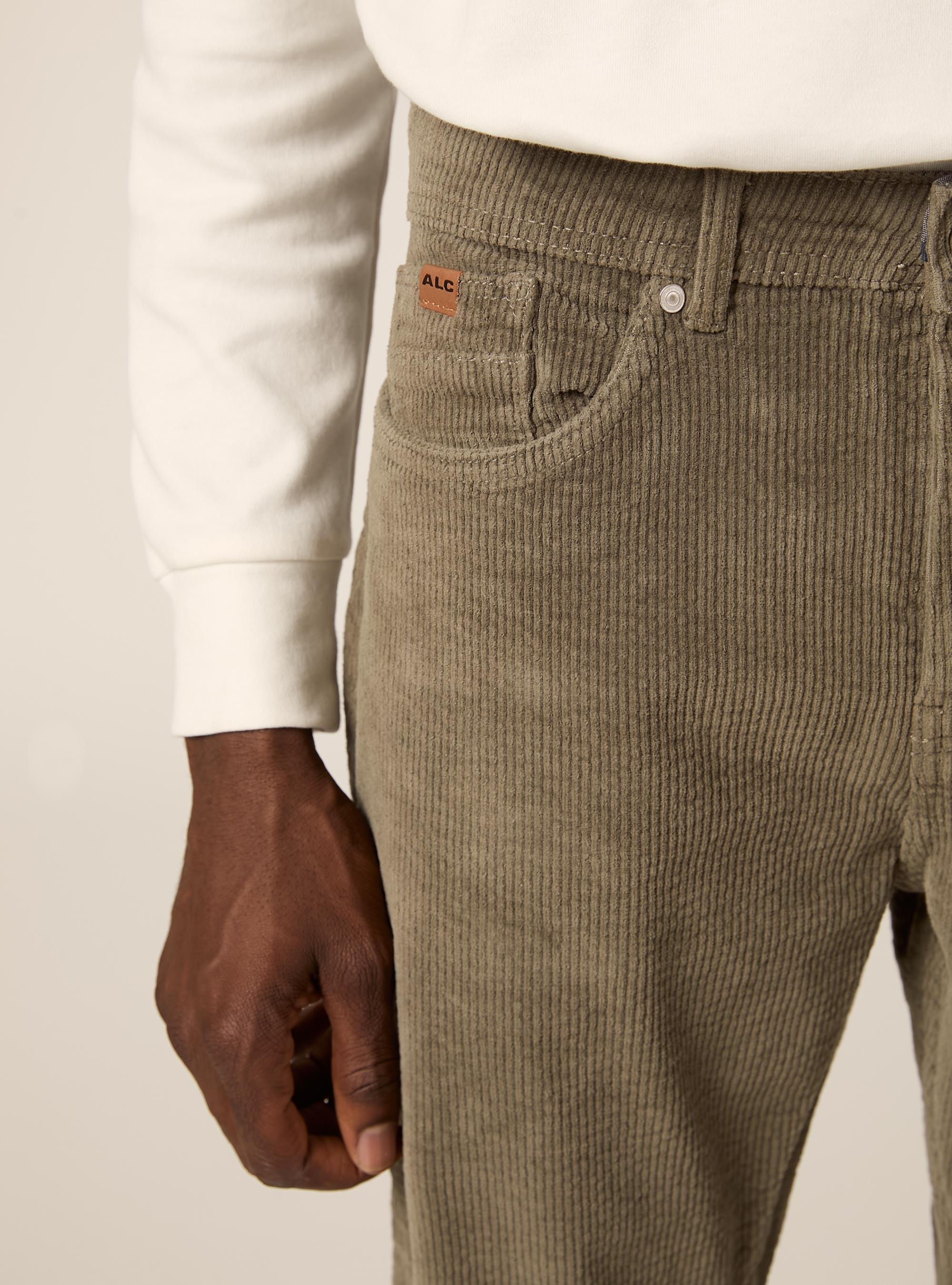 Pantalon skinny en velours cotelé, KY2 KAKY MEDIUM