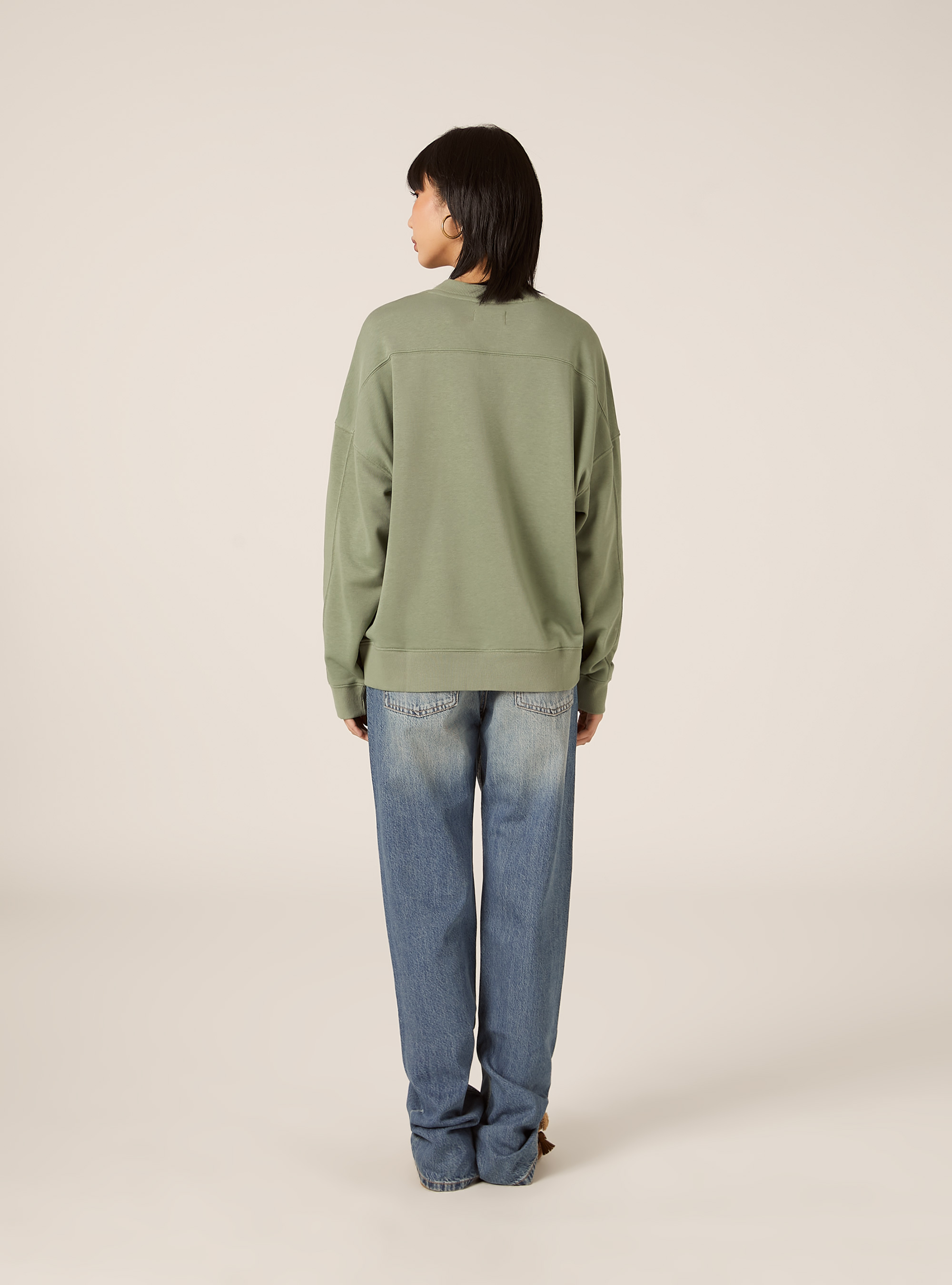 Sweat-shirt basique en coton, KY3 KAKY LIGHT