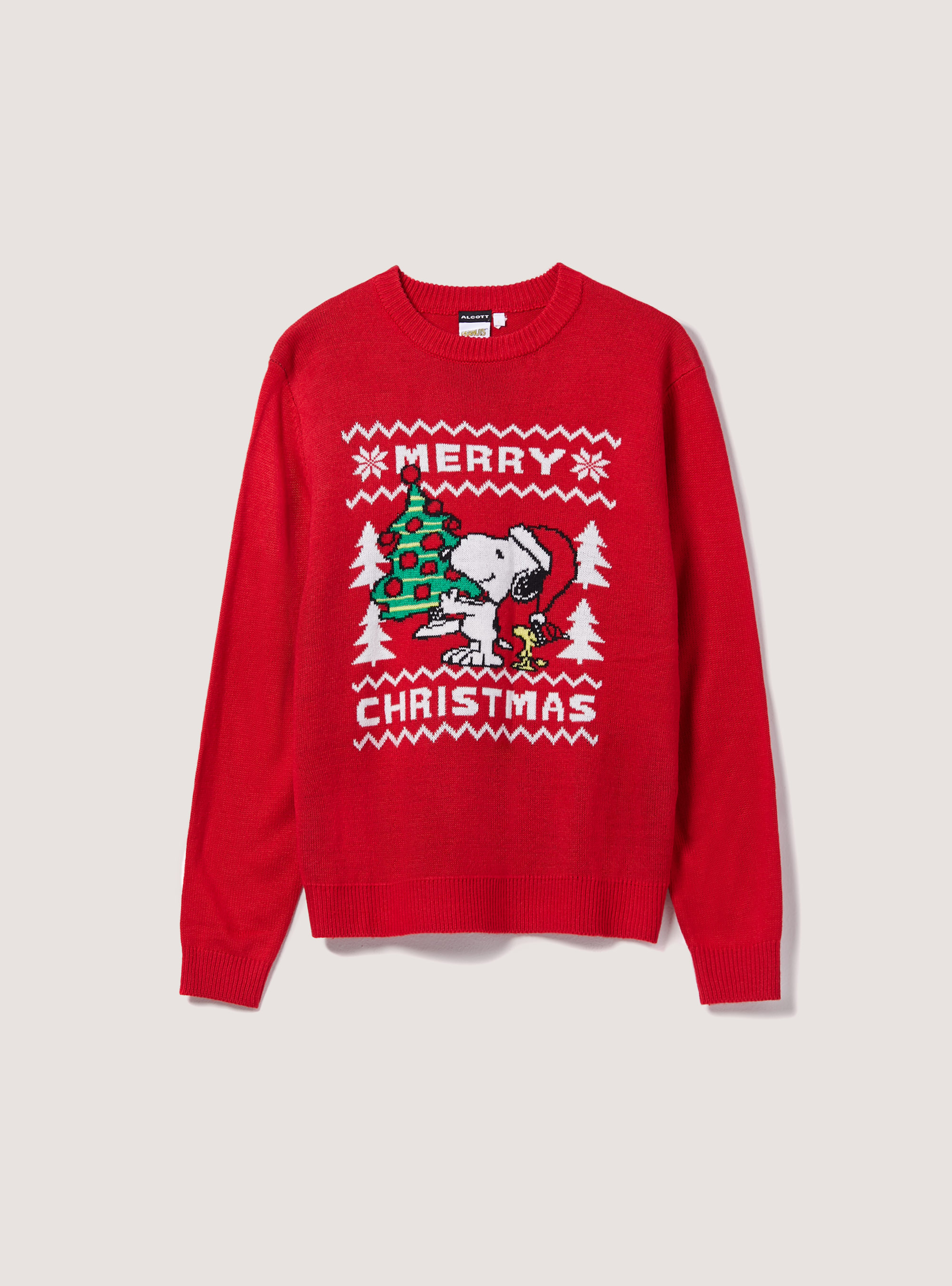 Pullover Peanuts x Christmas Family Collection, RD2 RED MEDIUM