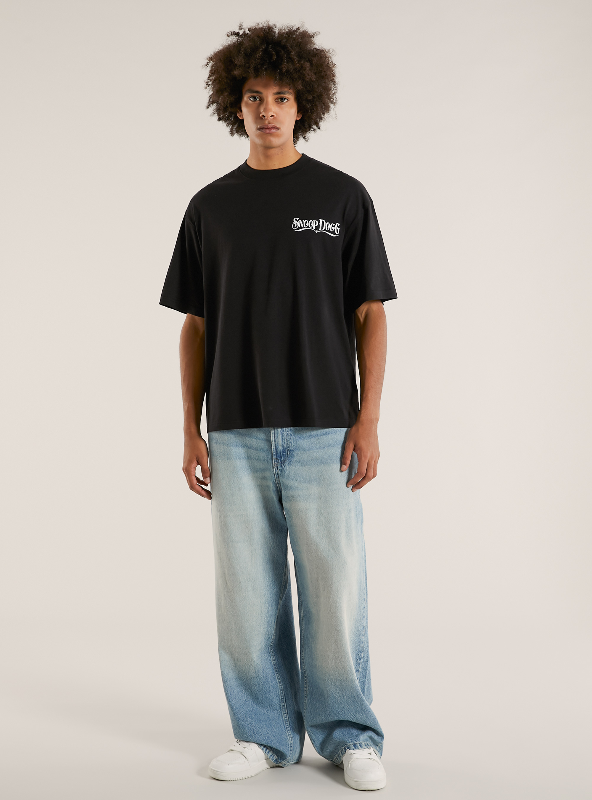 T-shirt coupe carrée Snoop Dogg / Alcott, BK1 BLACK