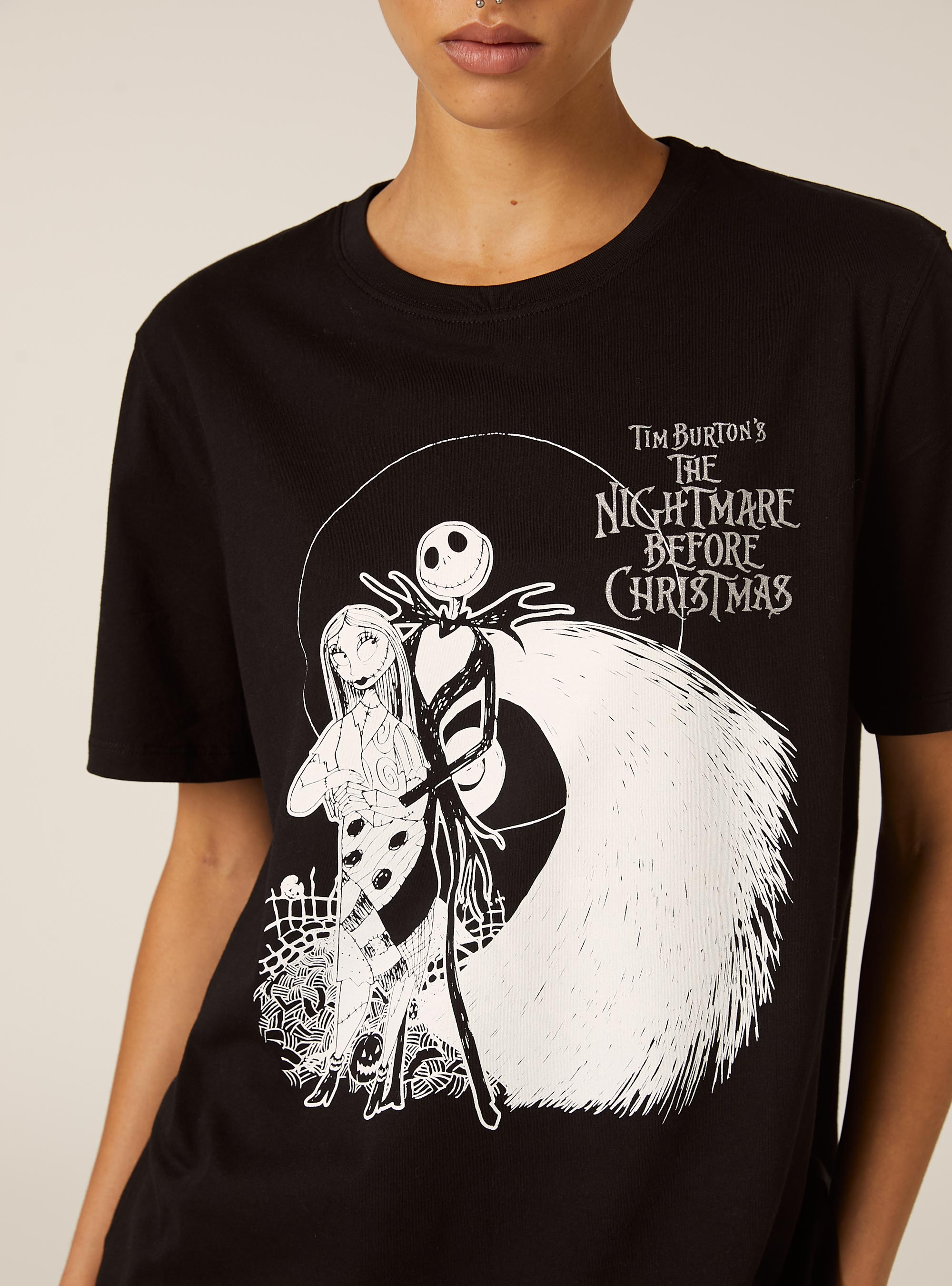 The Nightmare Before Christmas T-shirt / Alcott, BK1 BLACK