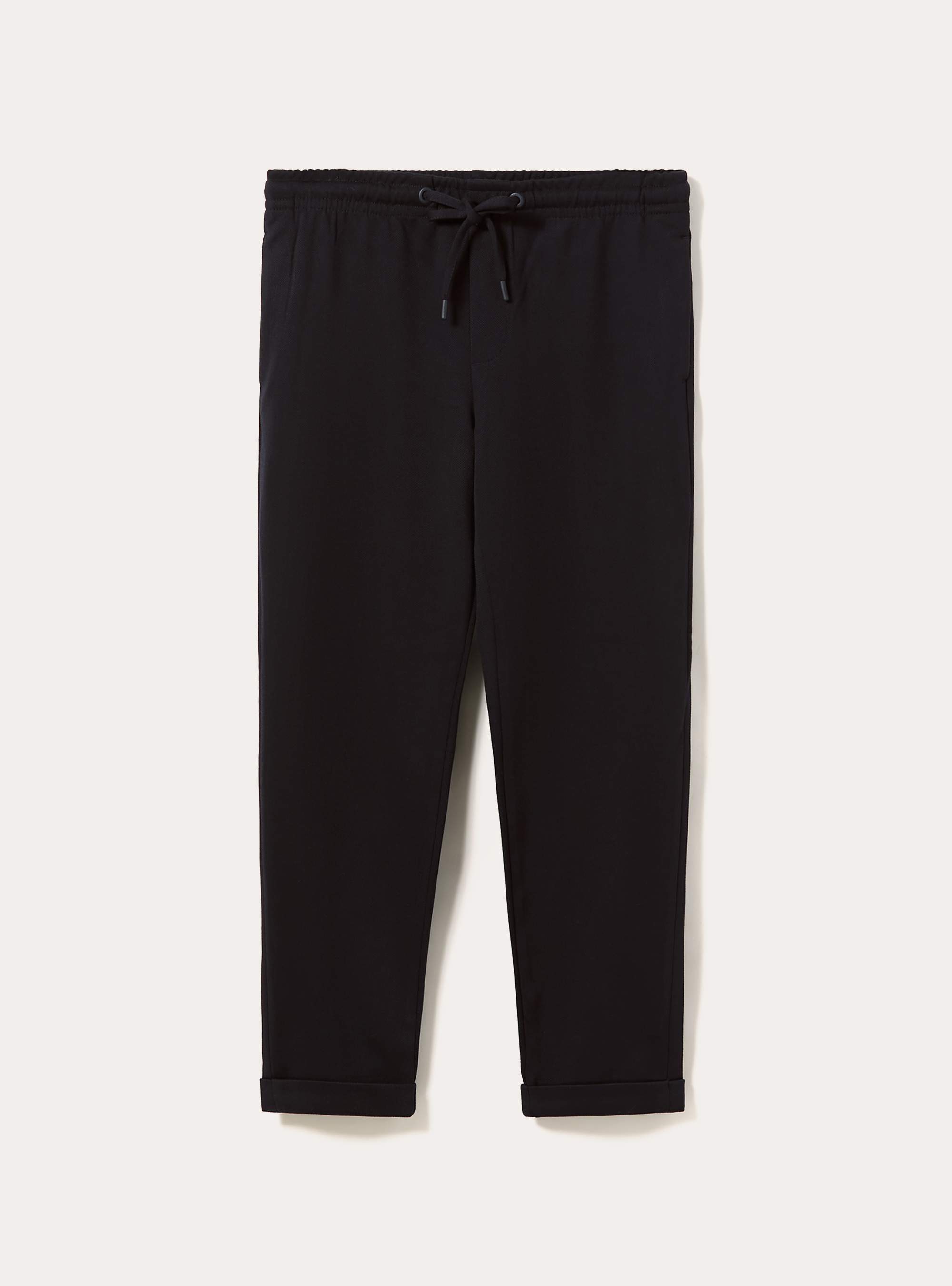 Pantaloni con vita jogger honeycomb, NAVY SCURO