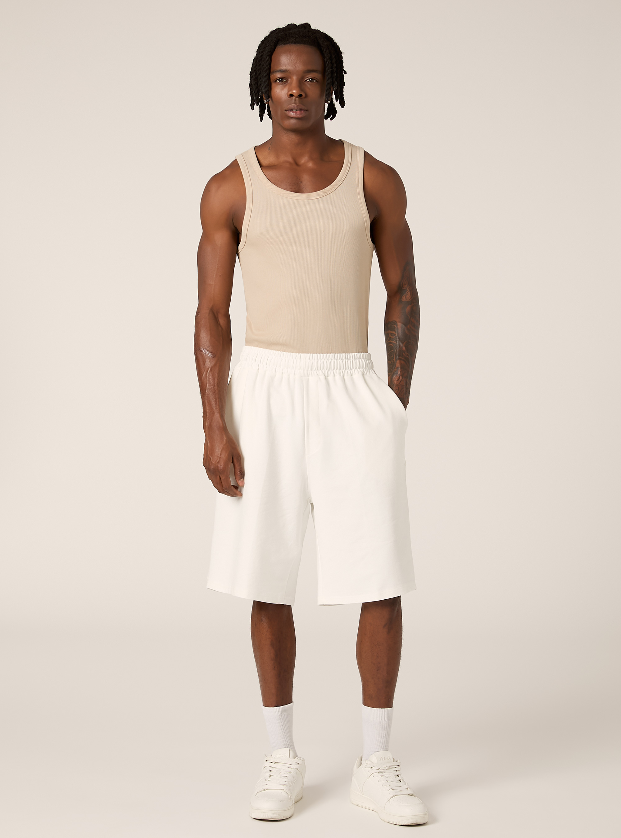 Bermuda ample, WH2 WHITE