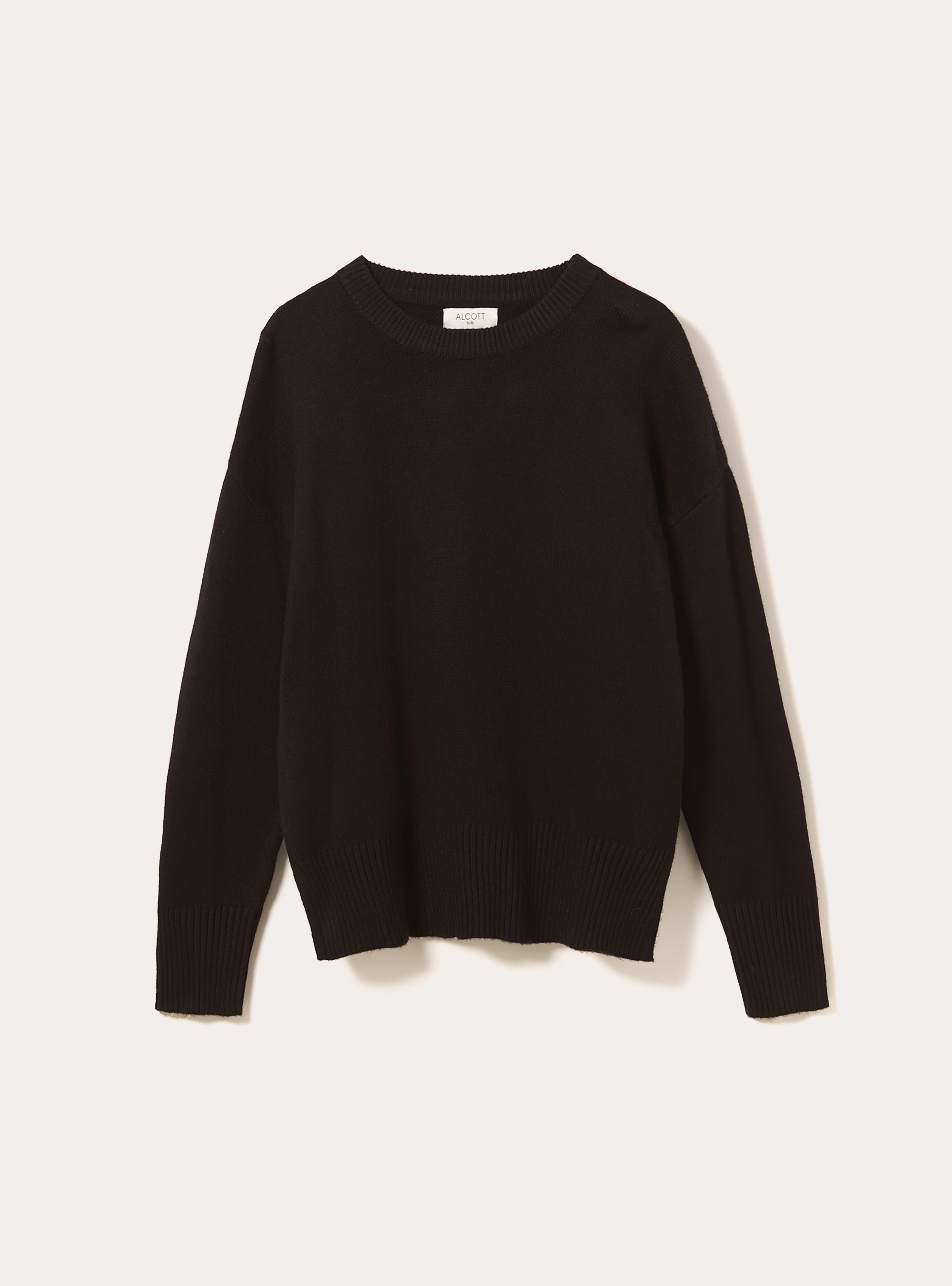 Maglia girocollo basic, BK1 BLACK