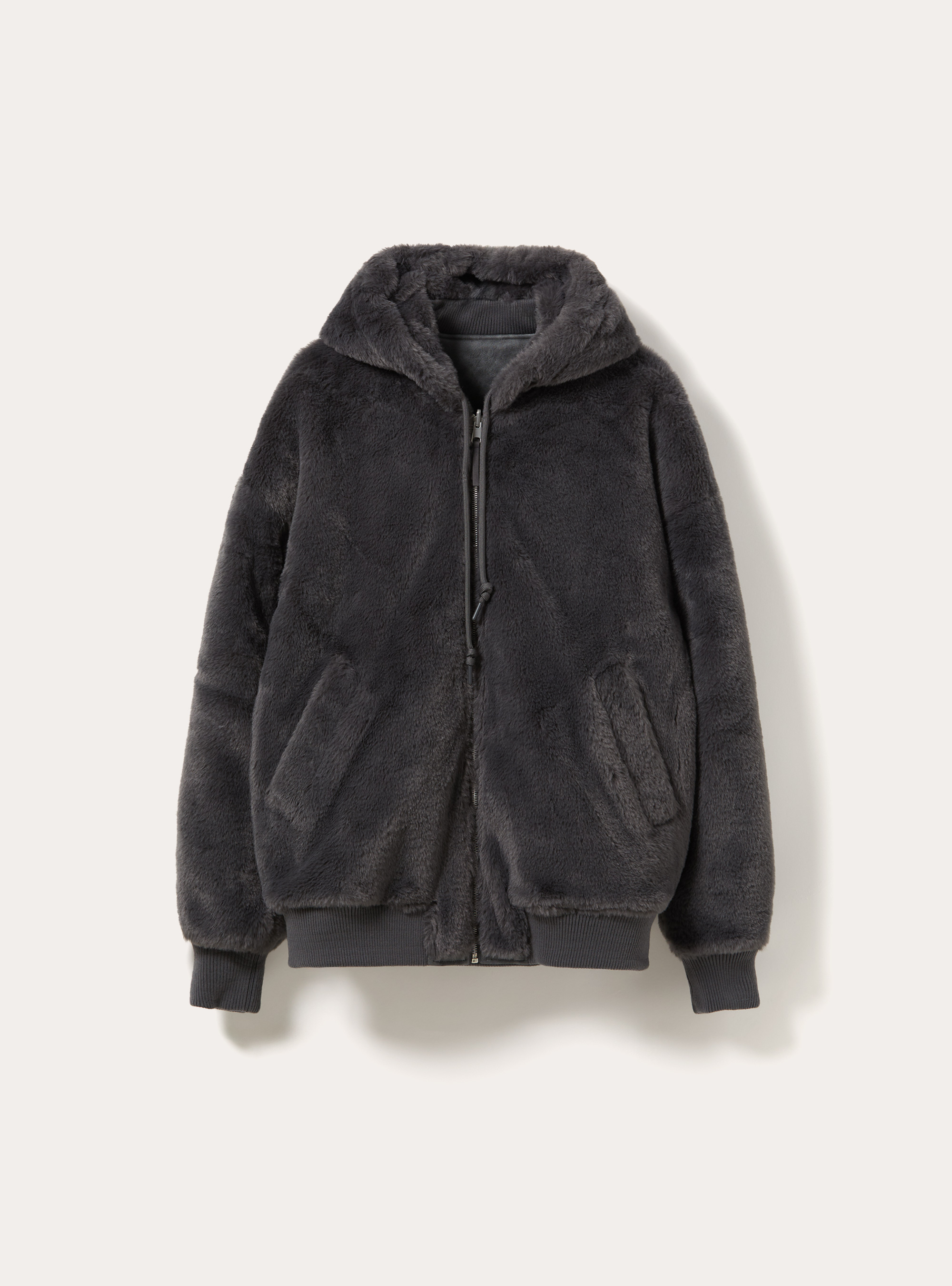 Bomber reversibile con cappuccio, GY2 GREY MEDIUM