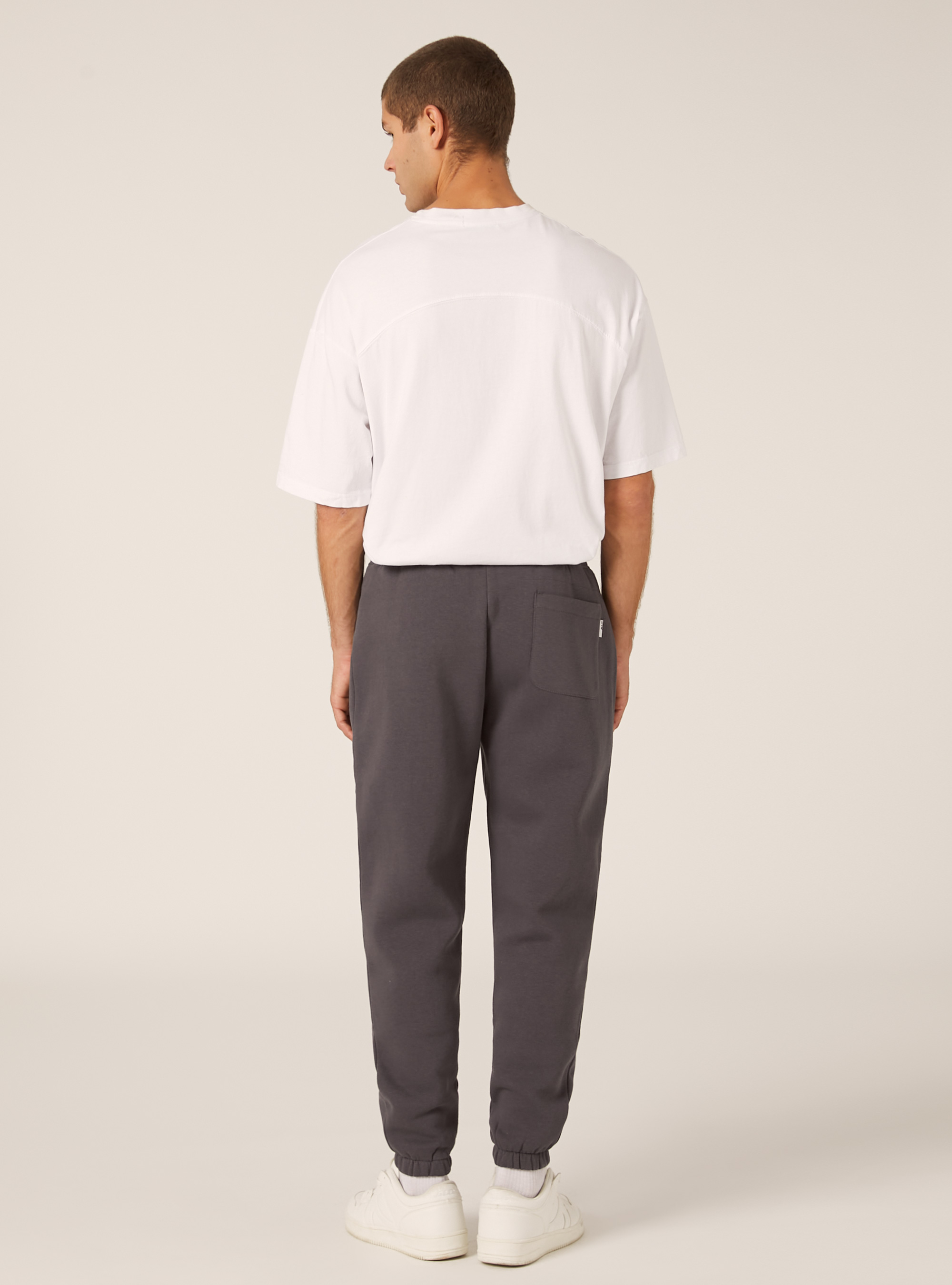 Fleece jogger pants, GY1 GREY DARK