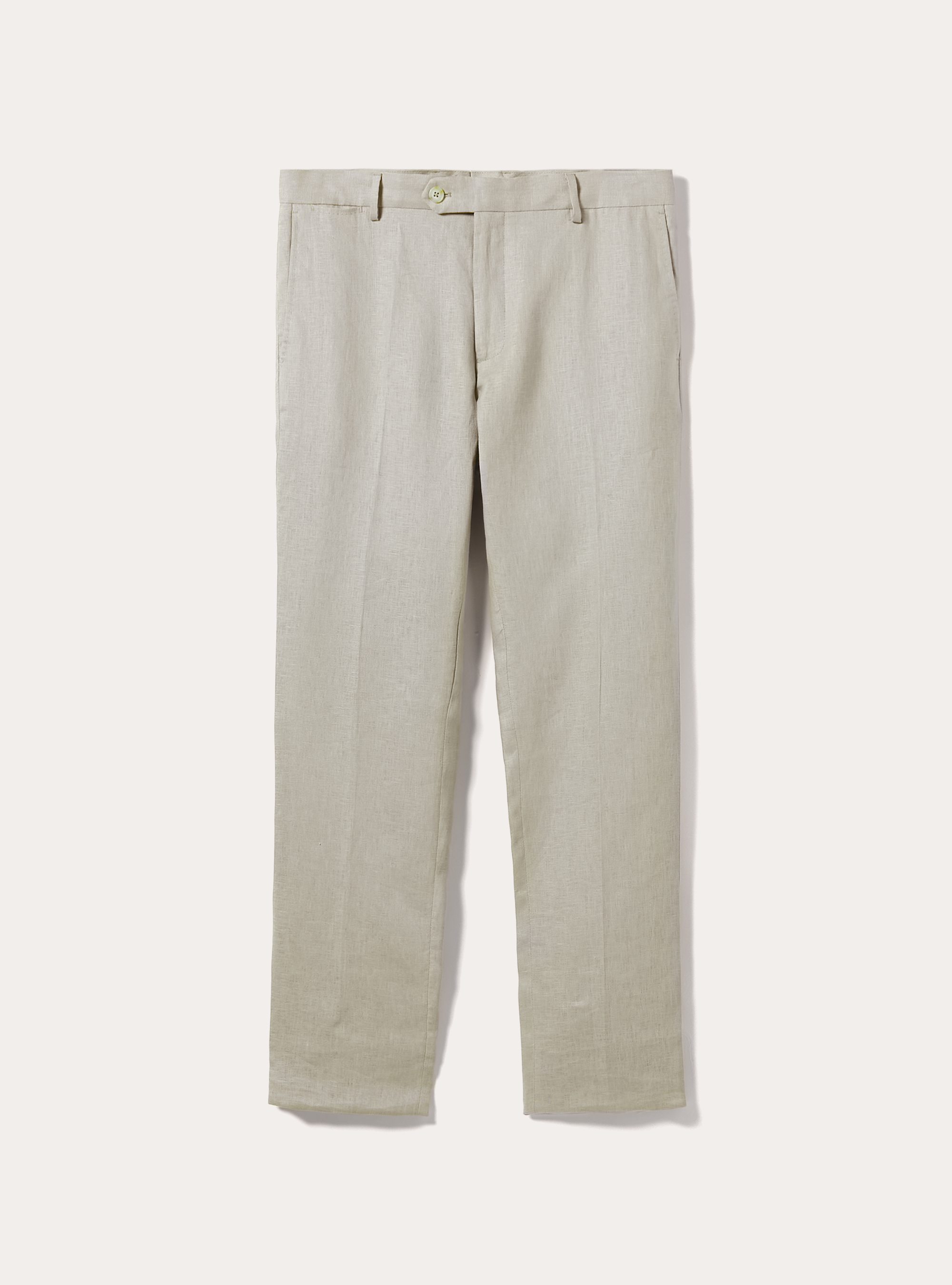 Pantaloni in puro lino, BG3 BEIGE LIGHT