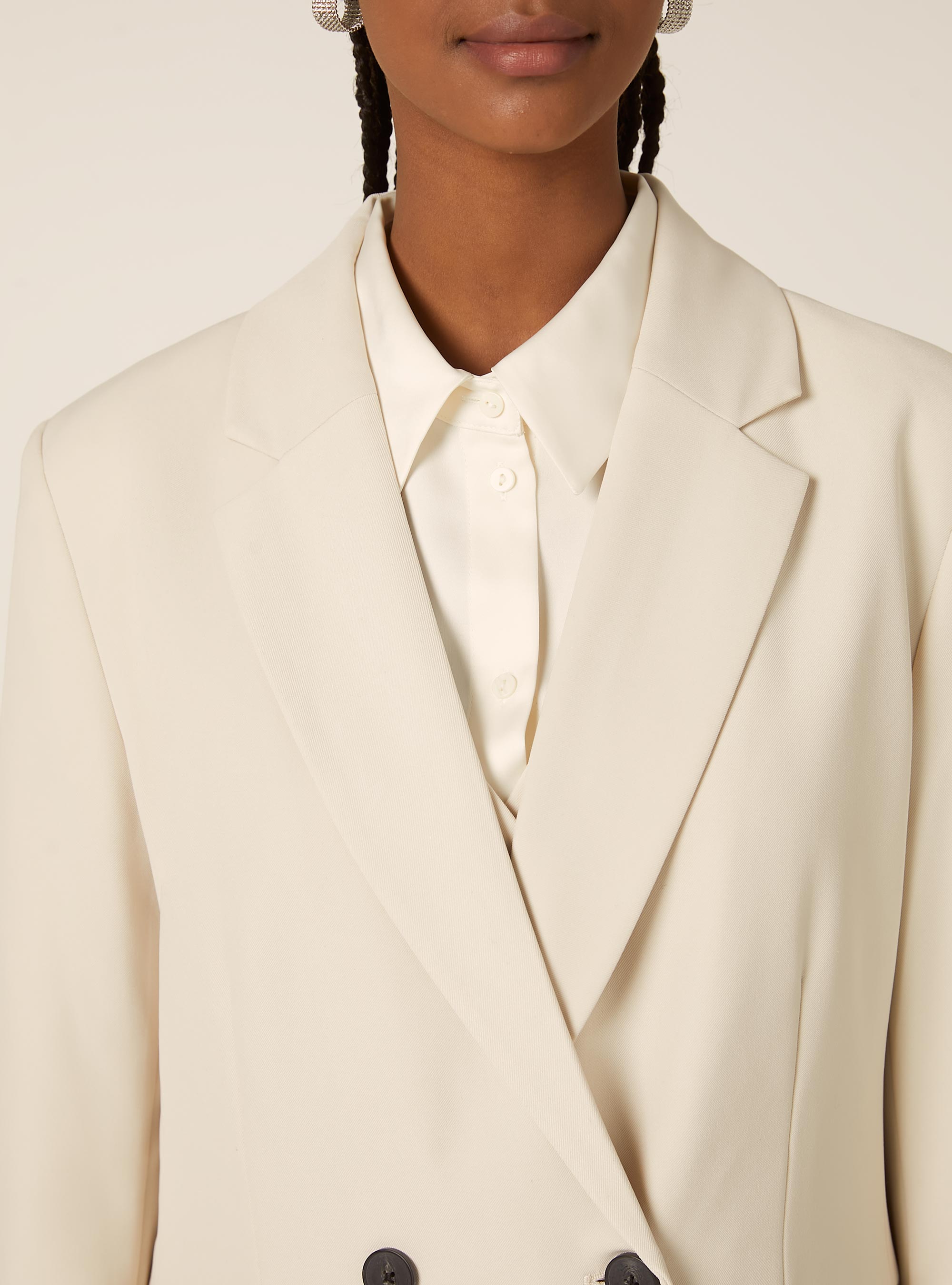 Double-breasted tailored blazer, BG2 BEIGE MEDIUM