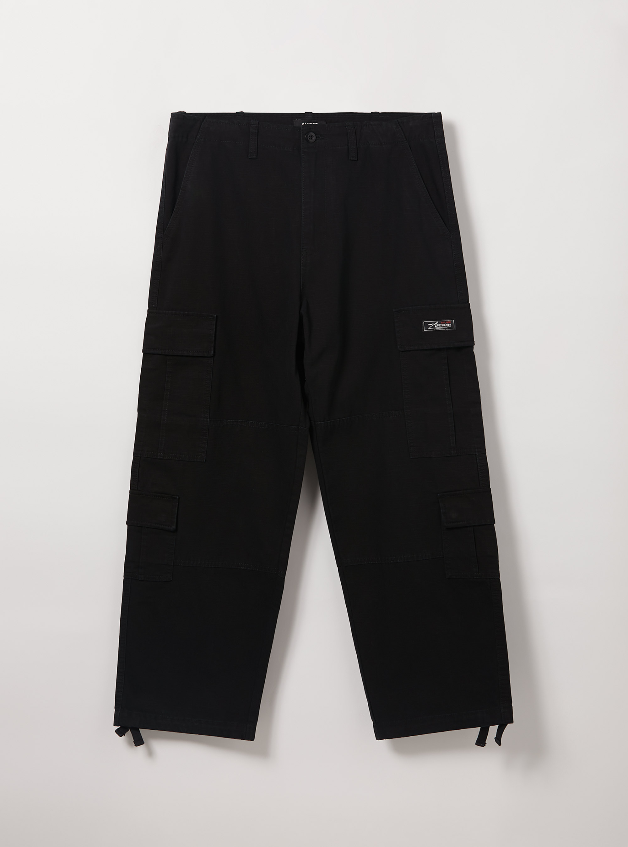 Pantalones cargo ripstop, BK1 BLACK