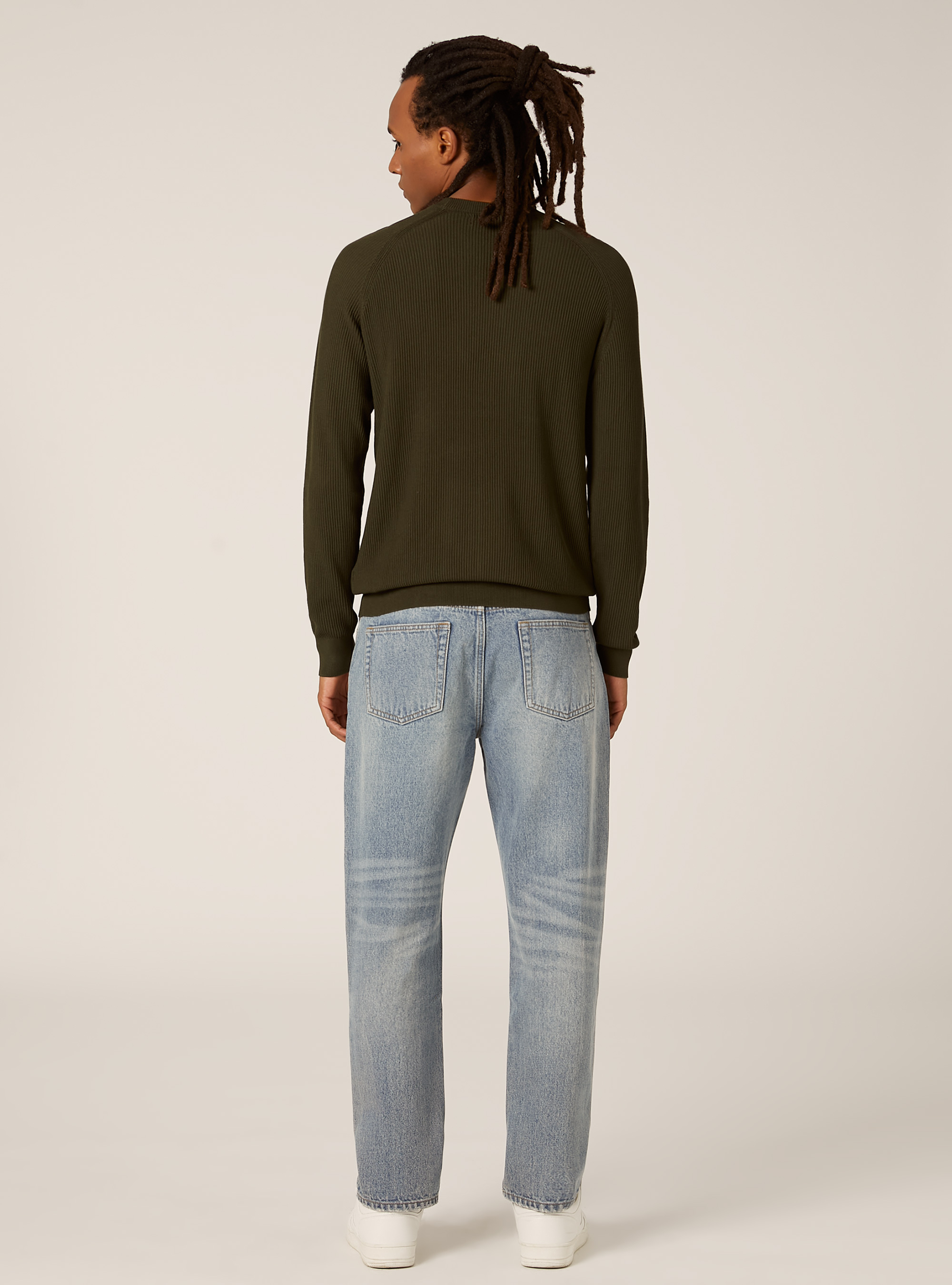 Jersey ligero de canalé, KY1 KAKY DARK