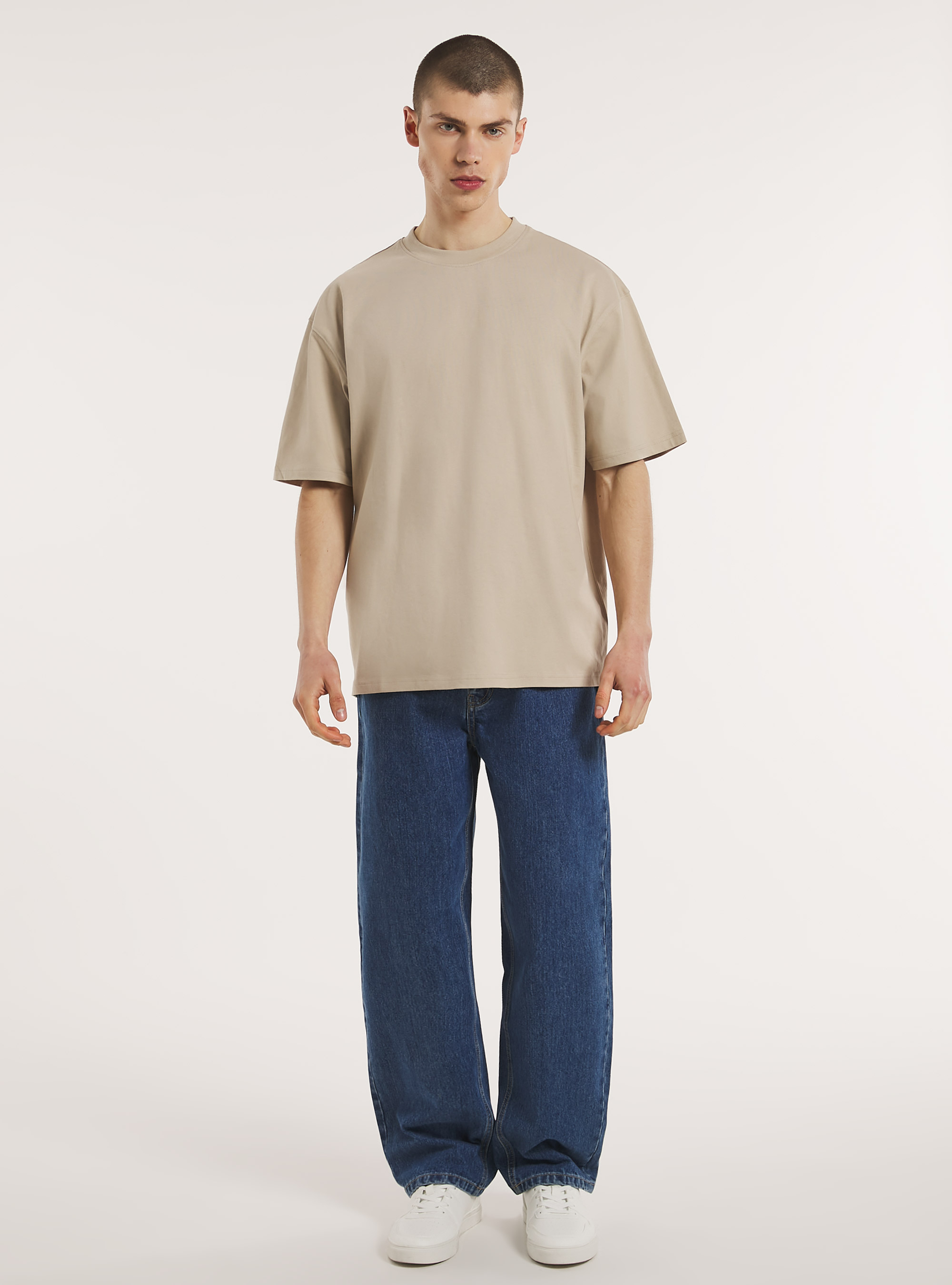 Baggy fit jeans, D004 MEDIUM LIGHT BLUE