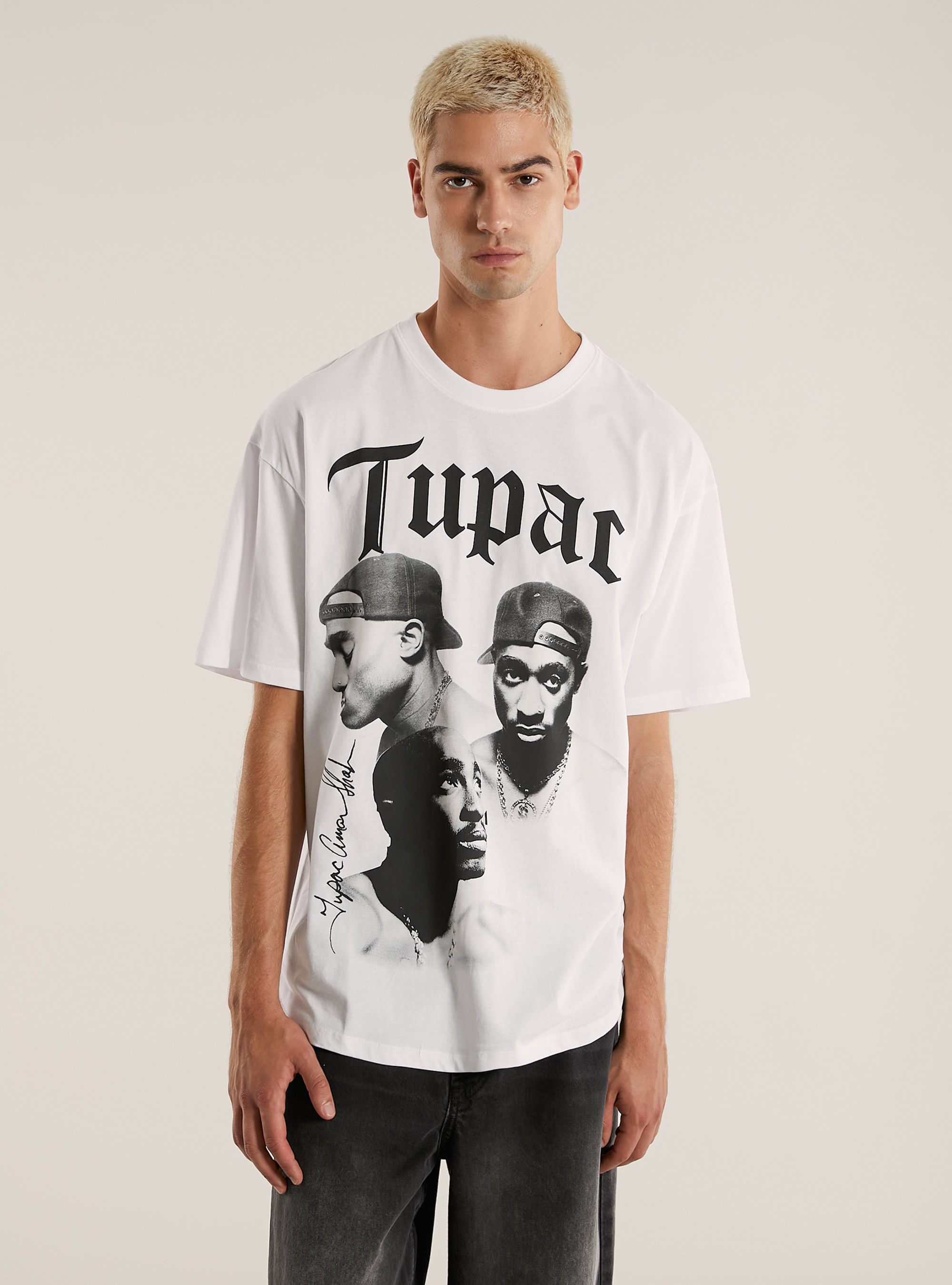 T-shirt coupe classique Tupac / Alcott, WH3 WHITE