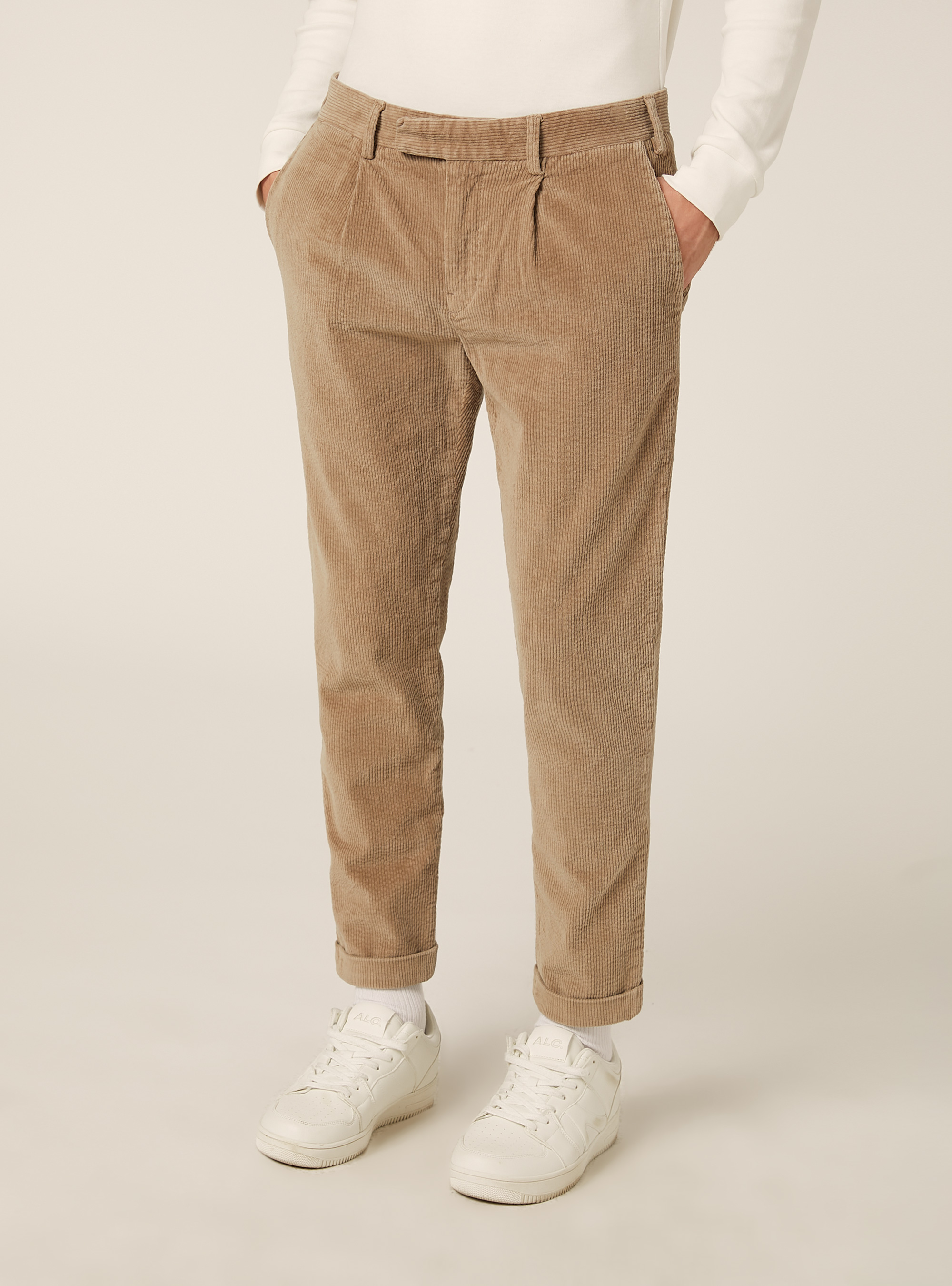 Pantalones chinos de pana, BG3 BEIGE LIGHT