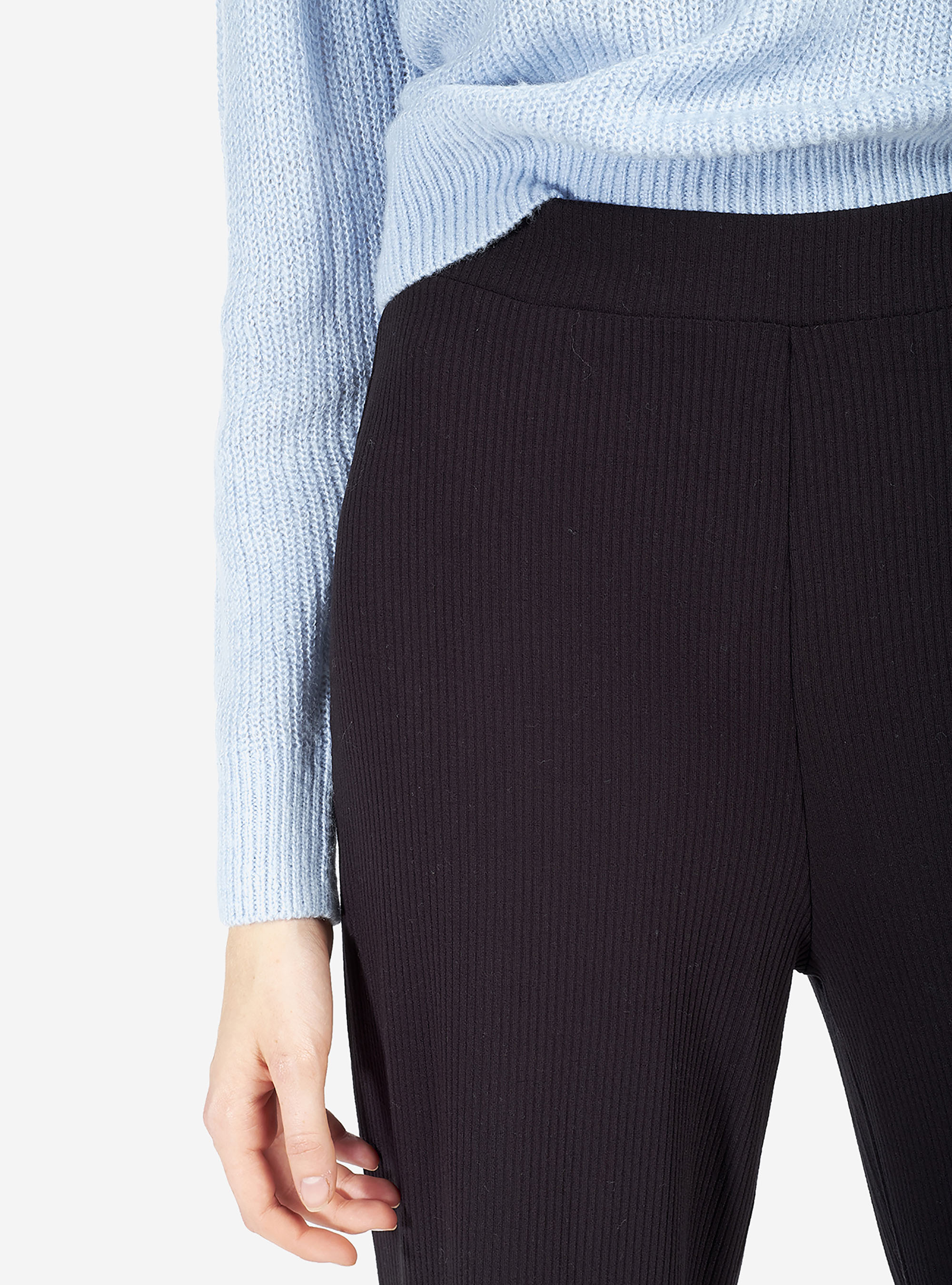 COULOTTE TROUSERS, BLACK