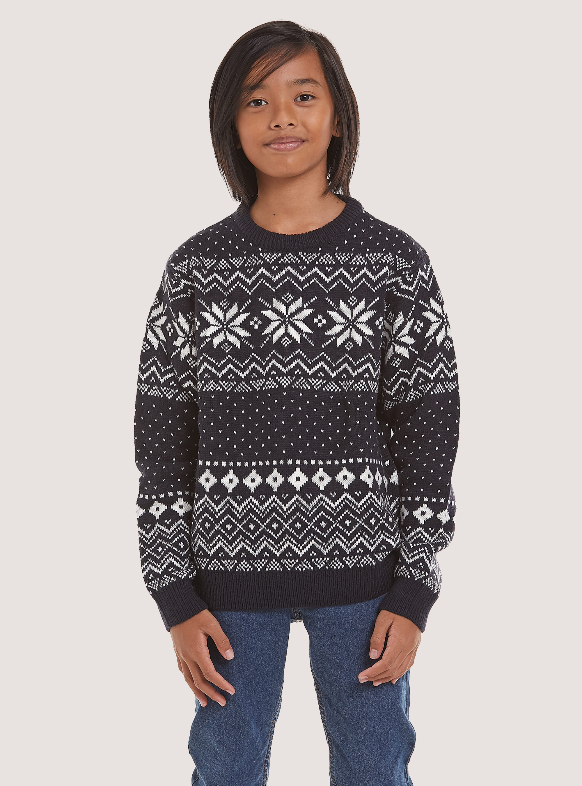 Colección Familiar de Navidad Mini Me Pullover, NA1 NAVY DARK