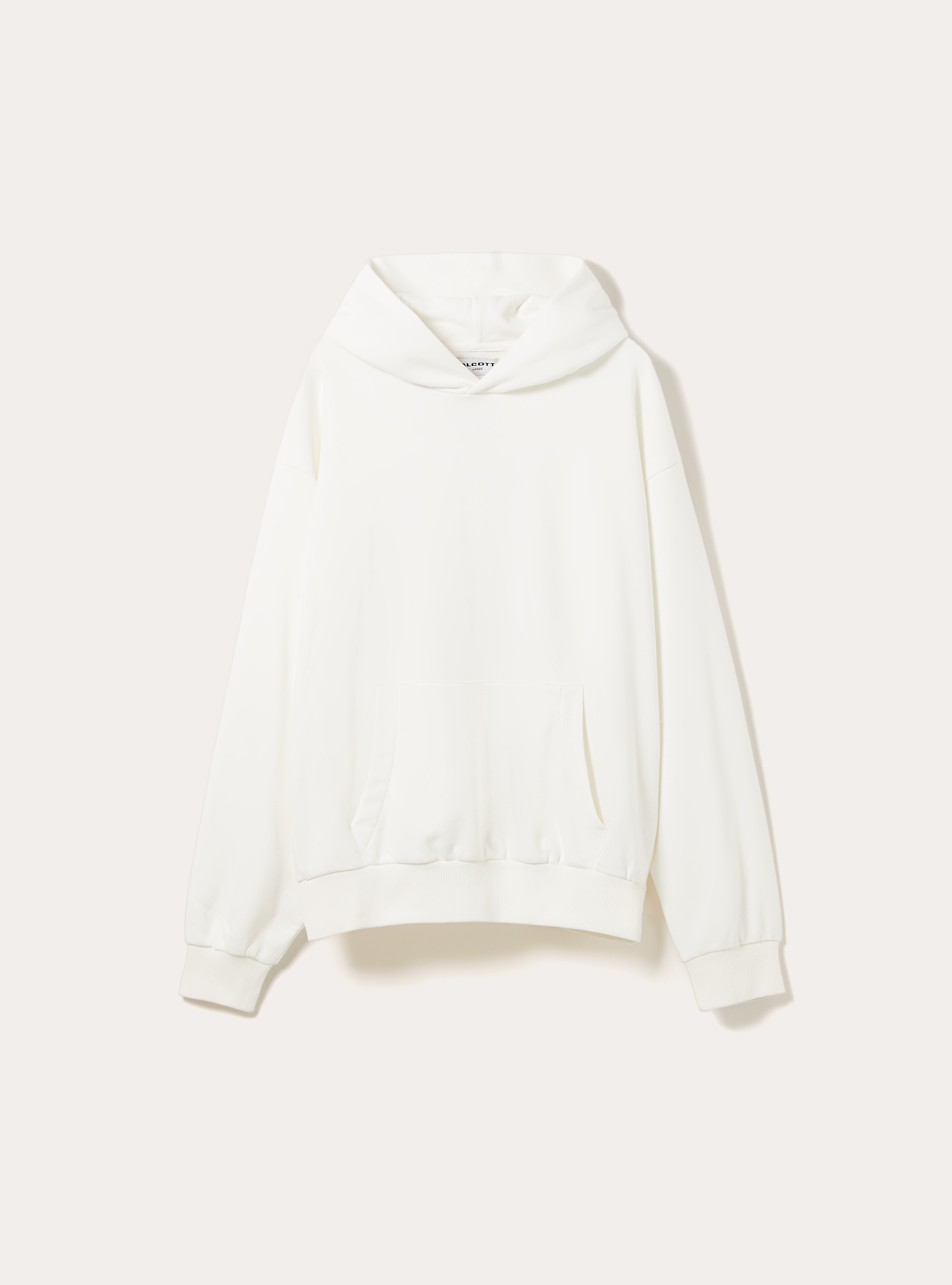 Boxy fit hooded sweatshirt, WH2 WHITE