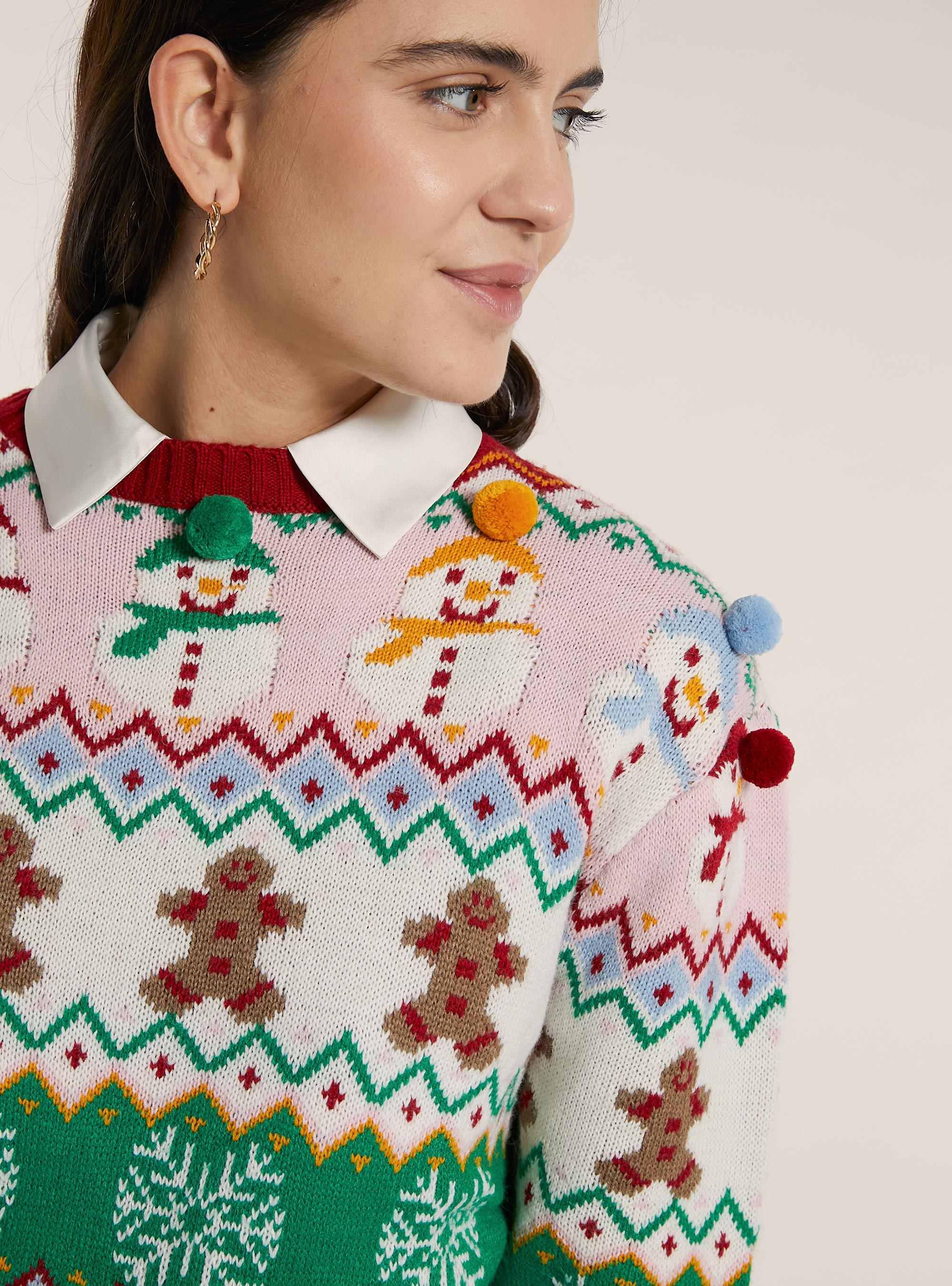 Pullover Christmas Family Collection, RD2 RED MEDIUM