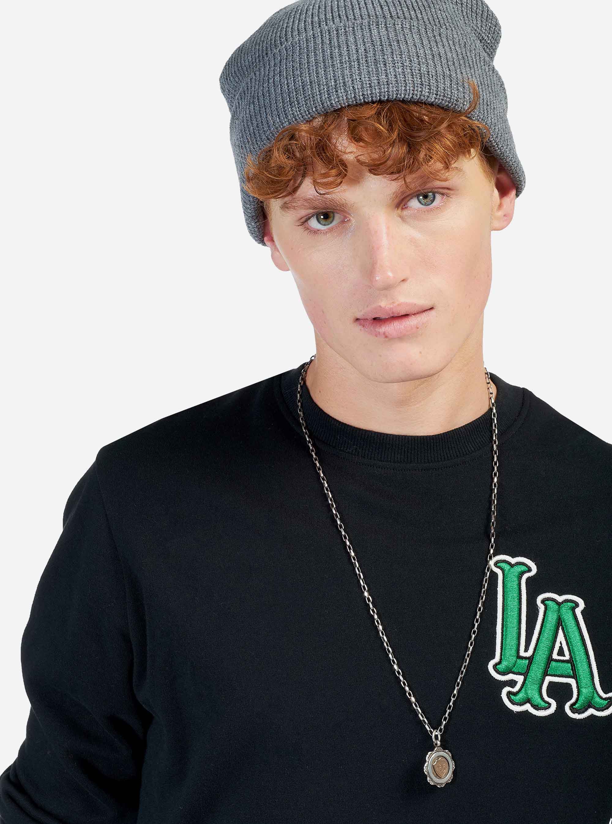 GORRO B&Aacute;SICO, GRIS MELANGE