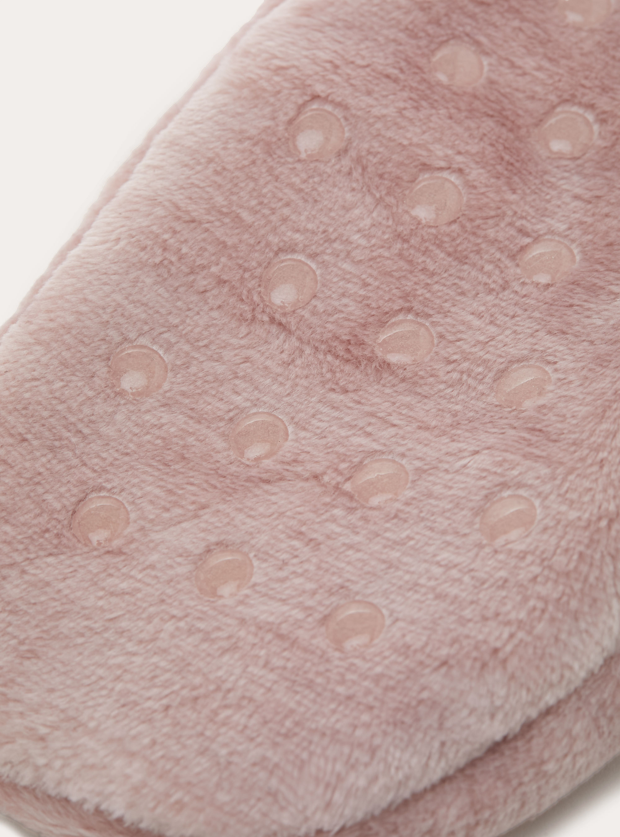 Faux fur sock slippers, PK2 PINK MEDIUM