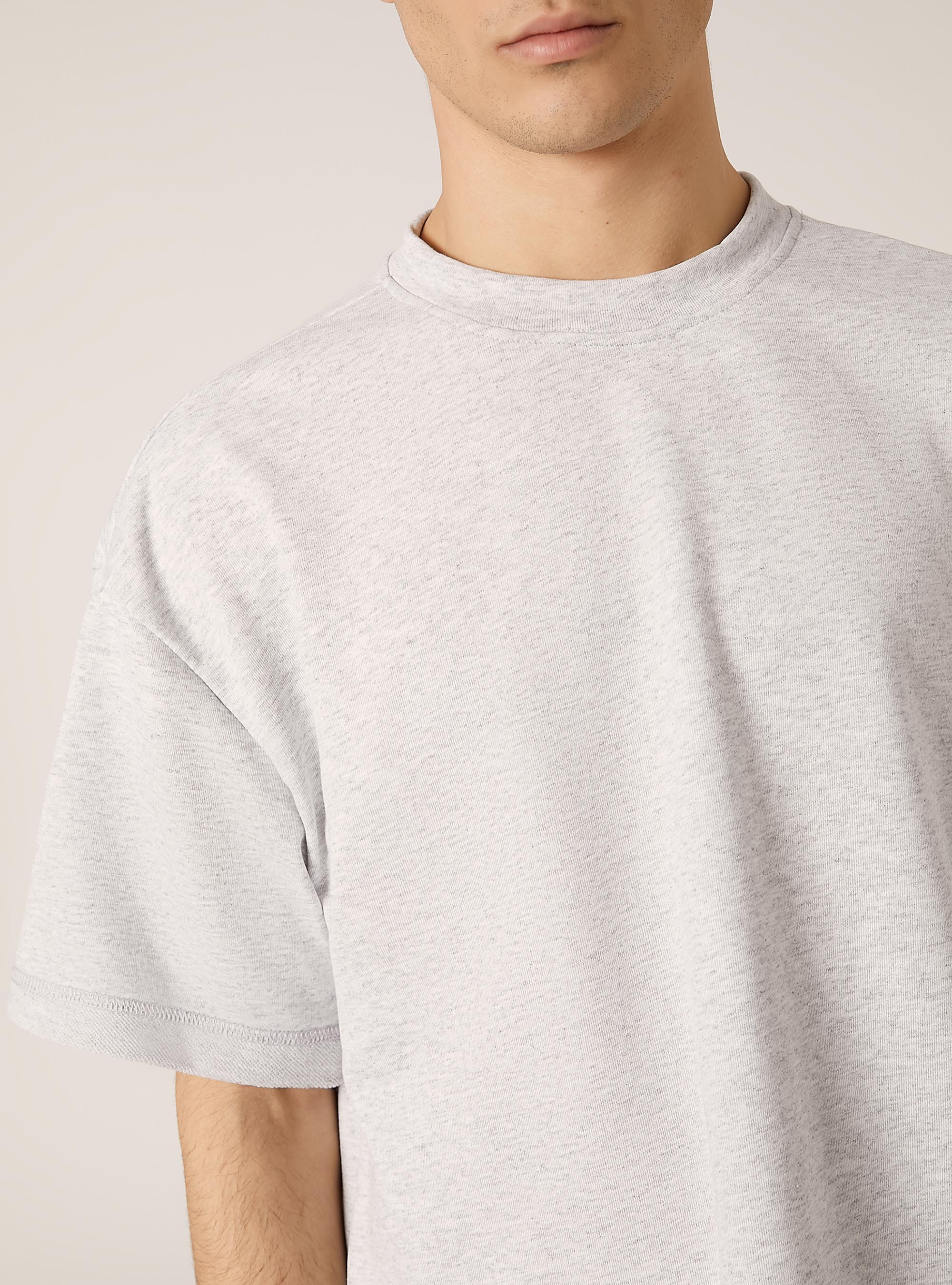 Sudadera boxy fit, MGY3 GREY MEL LIGHT