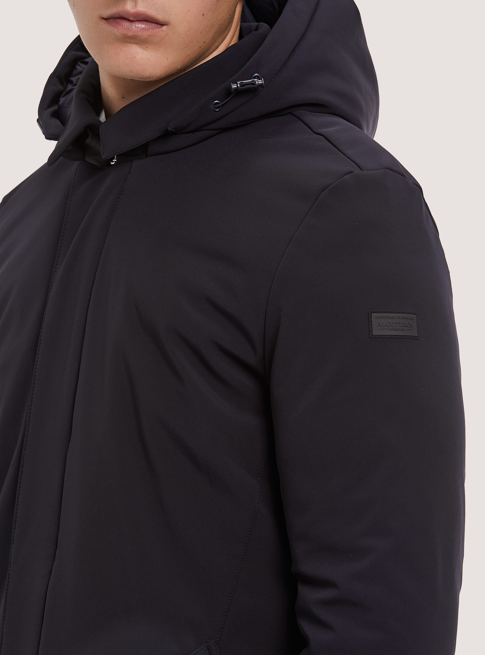 Technical jacket with recycled padding, NA1 NAVY DARK
