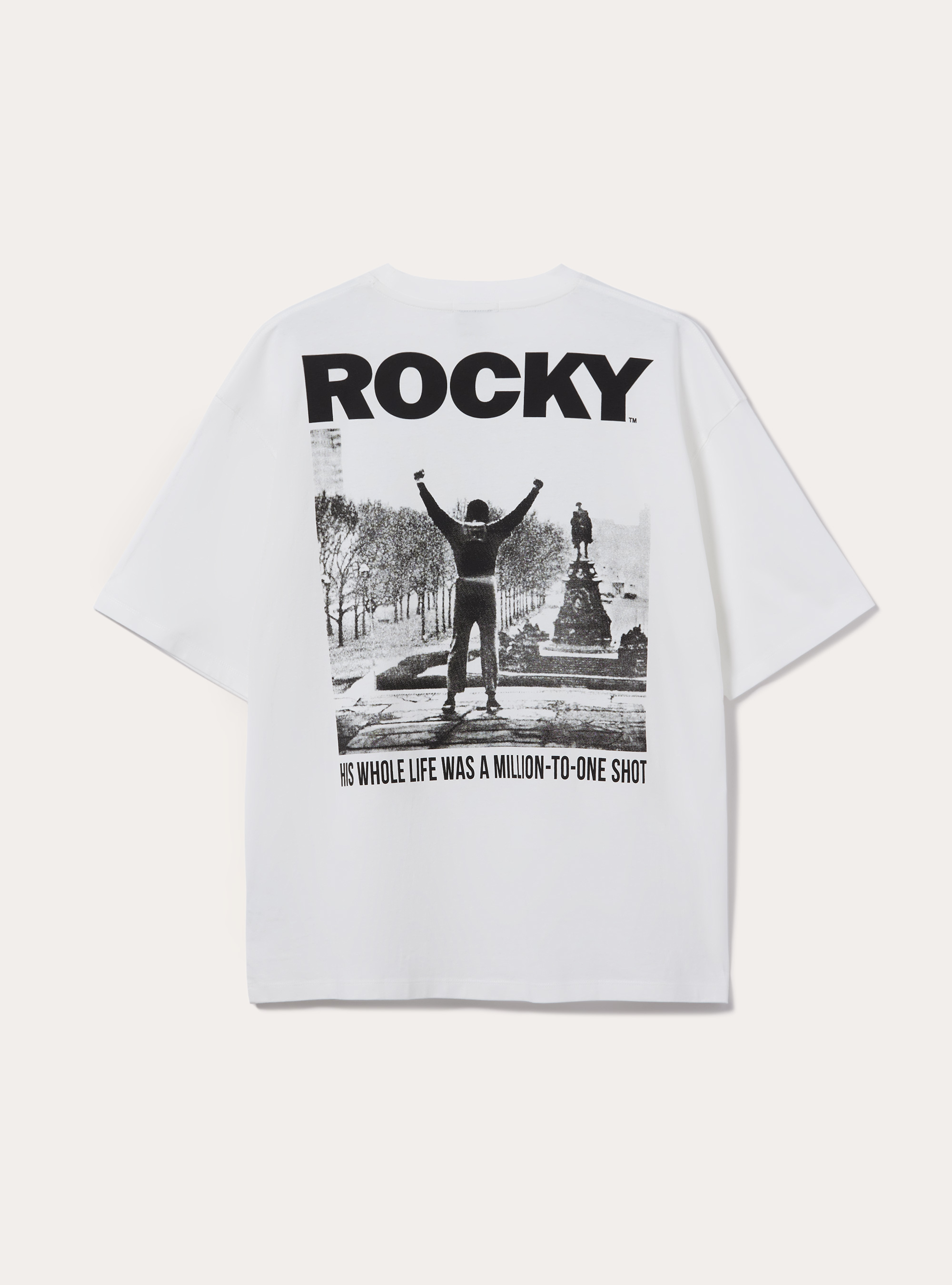 Rocky Balboa / Alcott boxy fit t-shirt, WH2 WHITE