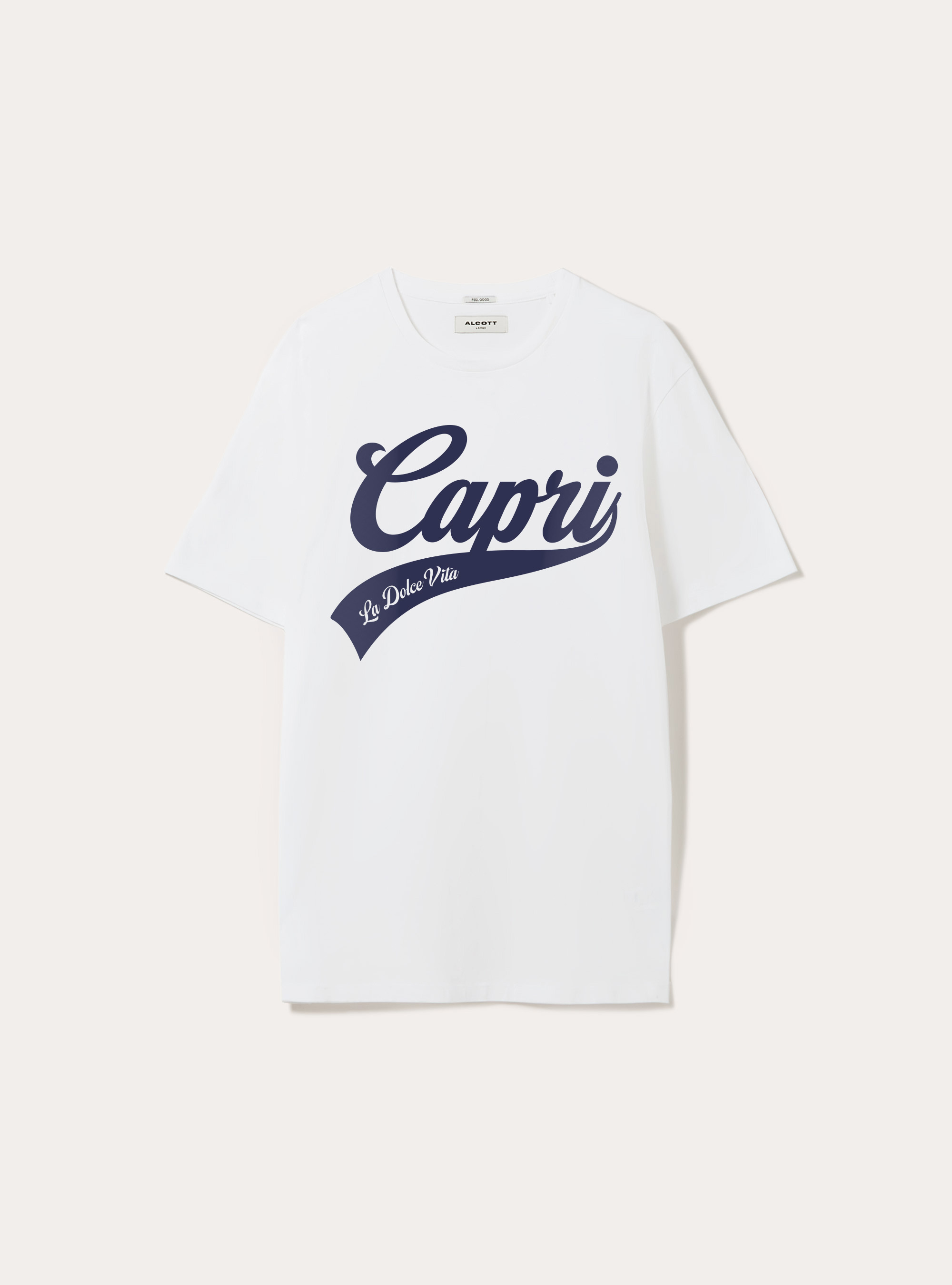 T-shirt with Souvenir Capri print, WH1 OFF WHITE