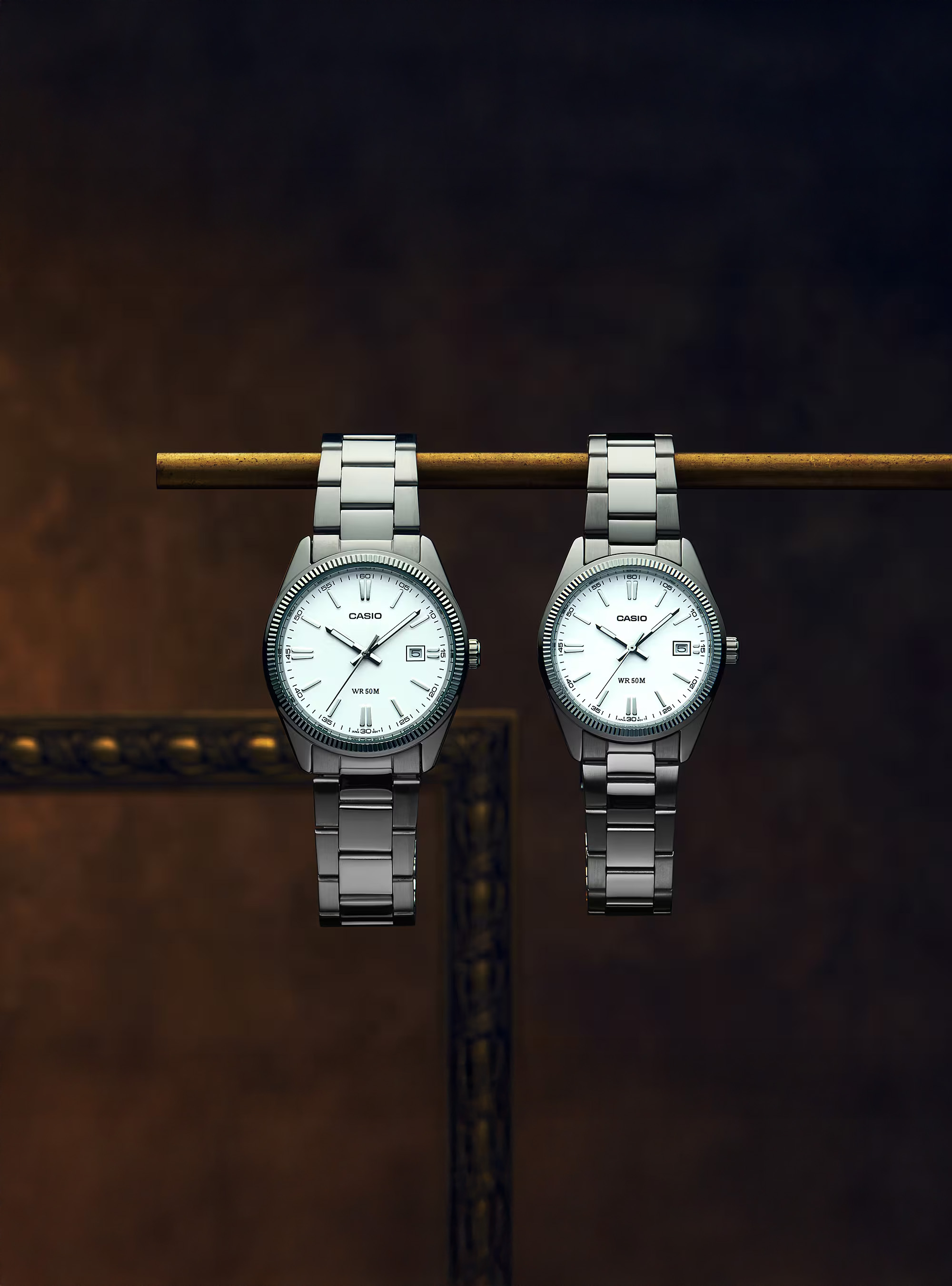 Casio Metallic Watch, UNIQUE