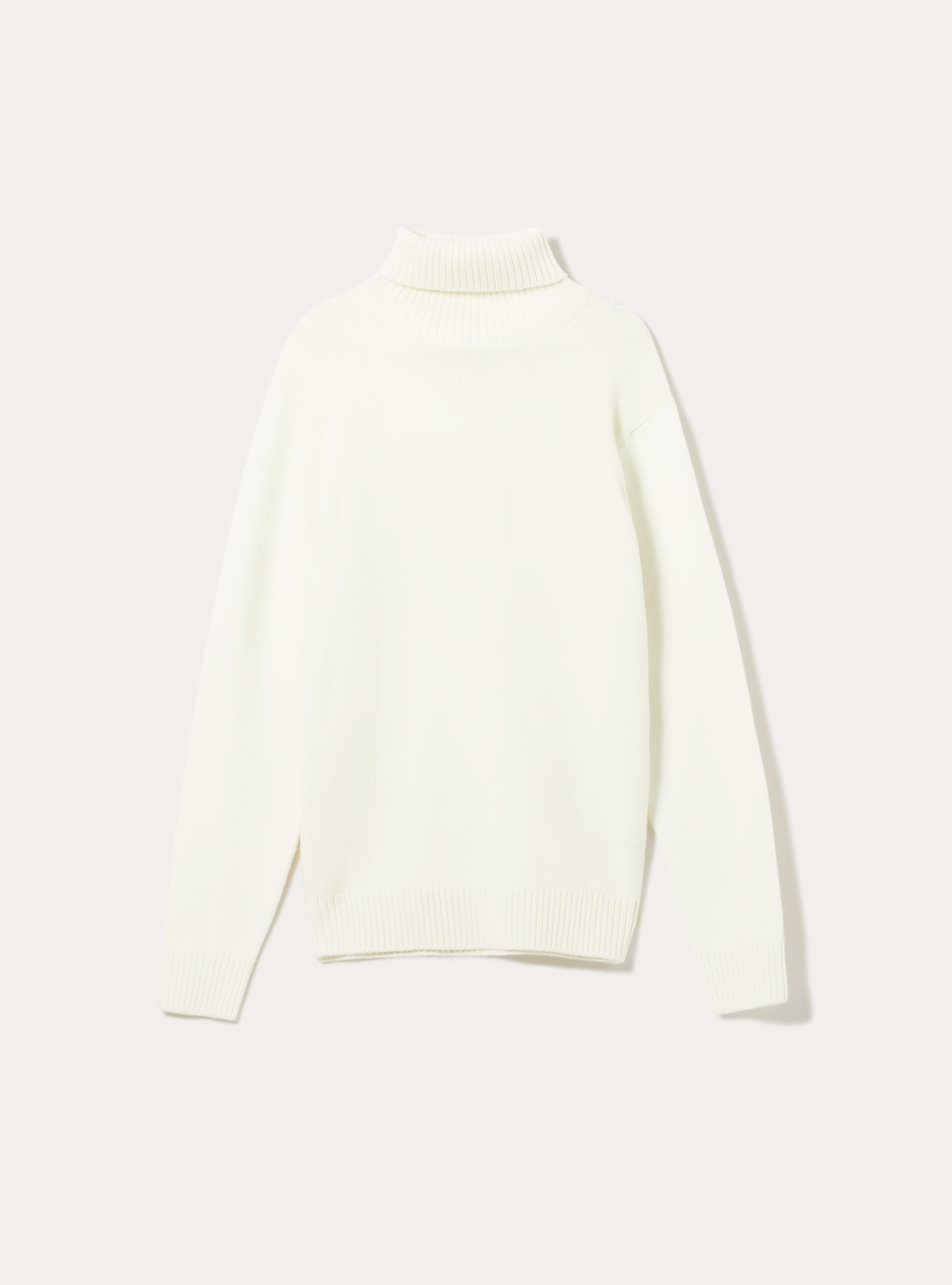 Pullover a collo alto, WH1 OFF WHITE