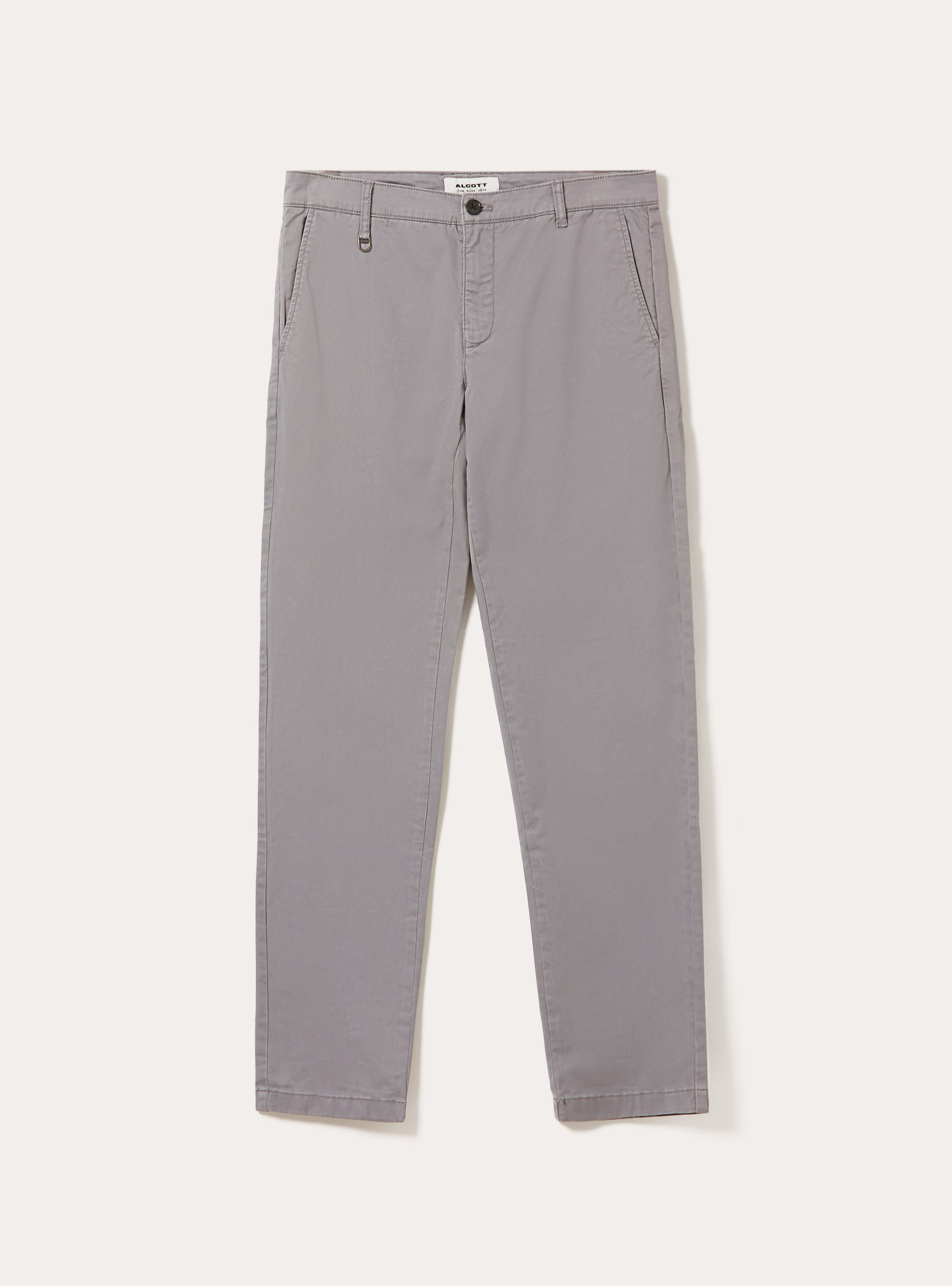 Skinny fit stretch twill chinos, GY3 GREY LIGHT