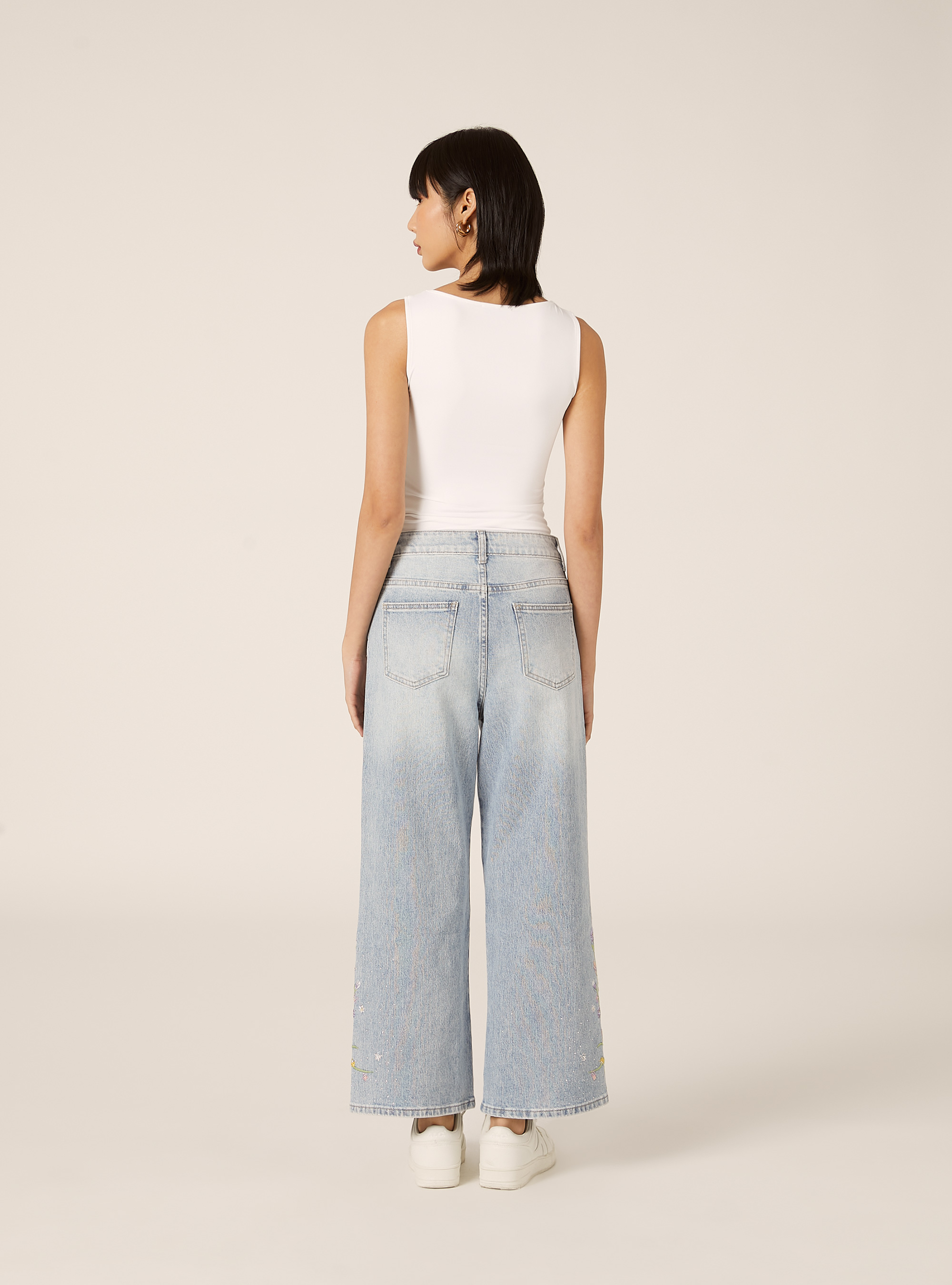 Body con scollo a barchetta, WH3 WHITE