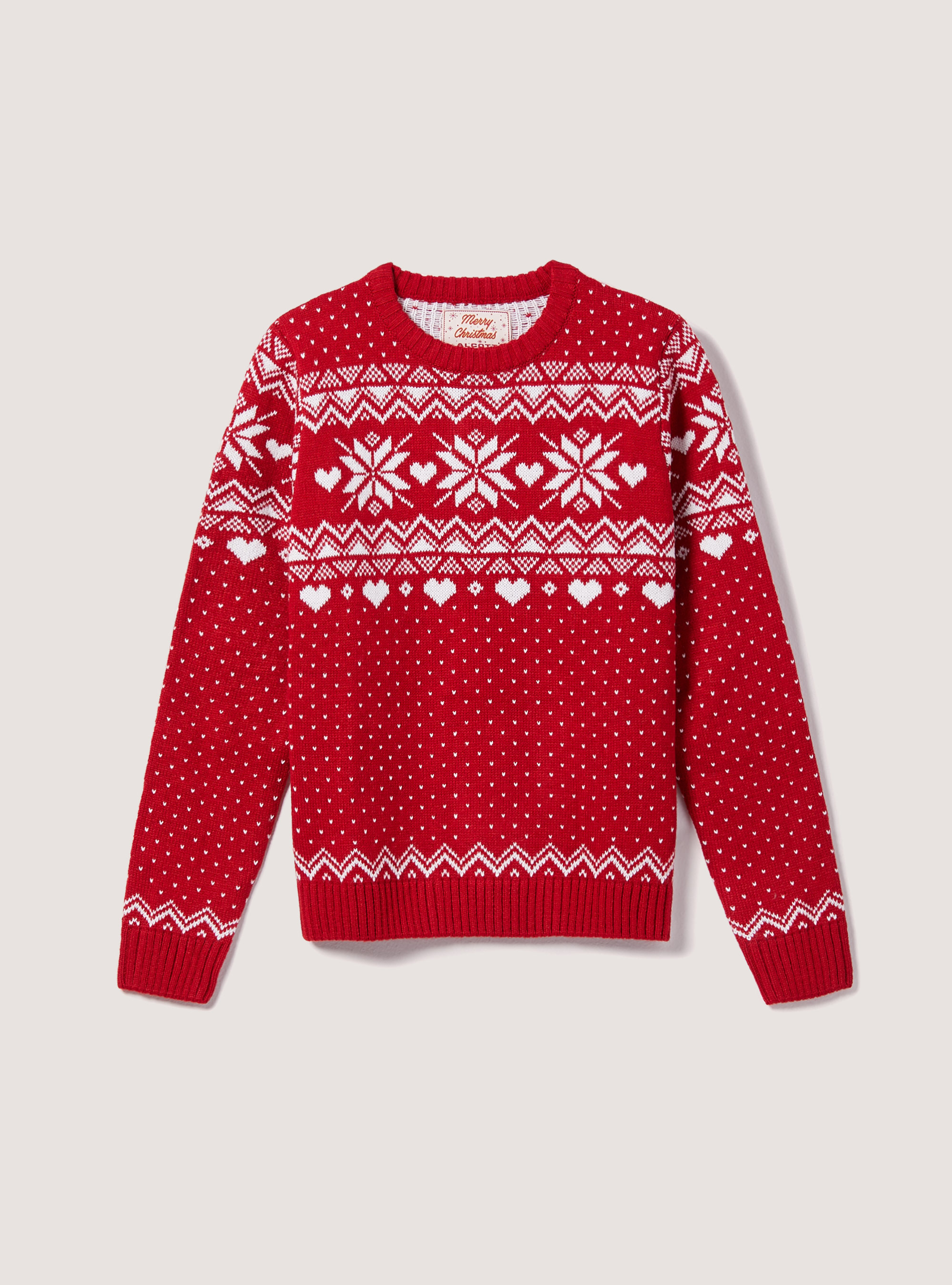 Christmas Family Collection Pullover, RD2 RED MEDIUM
