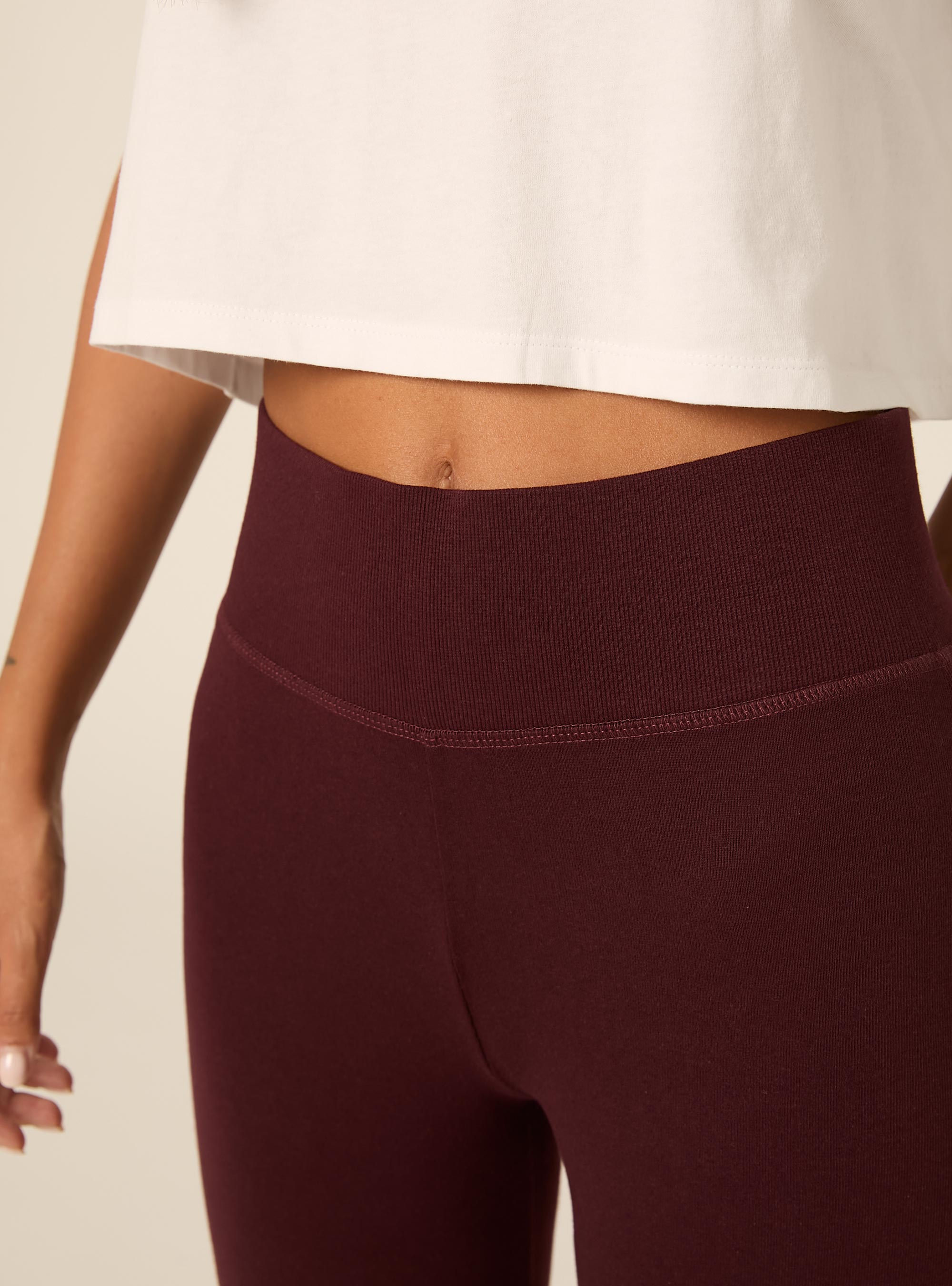 Flared leggings, BO1 BORDEAUX DARK