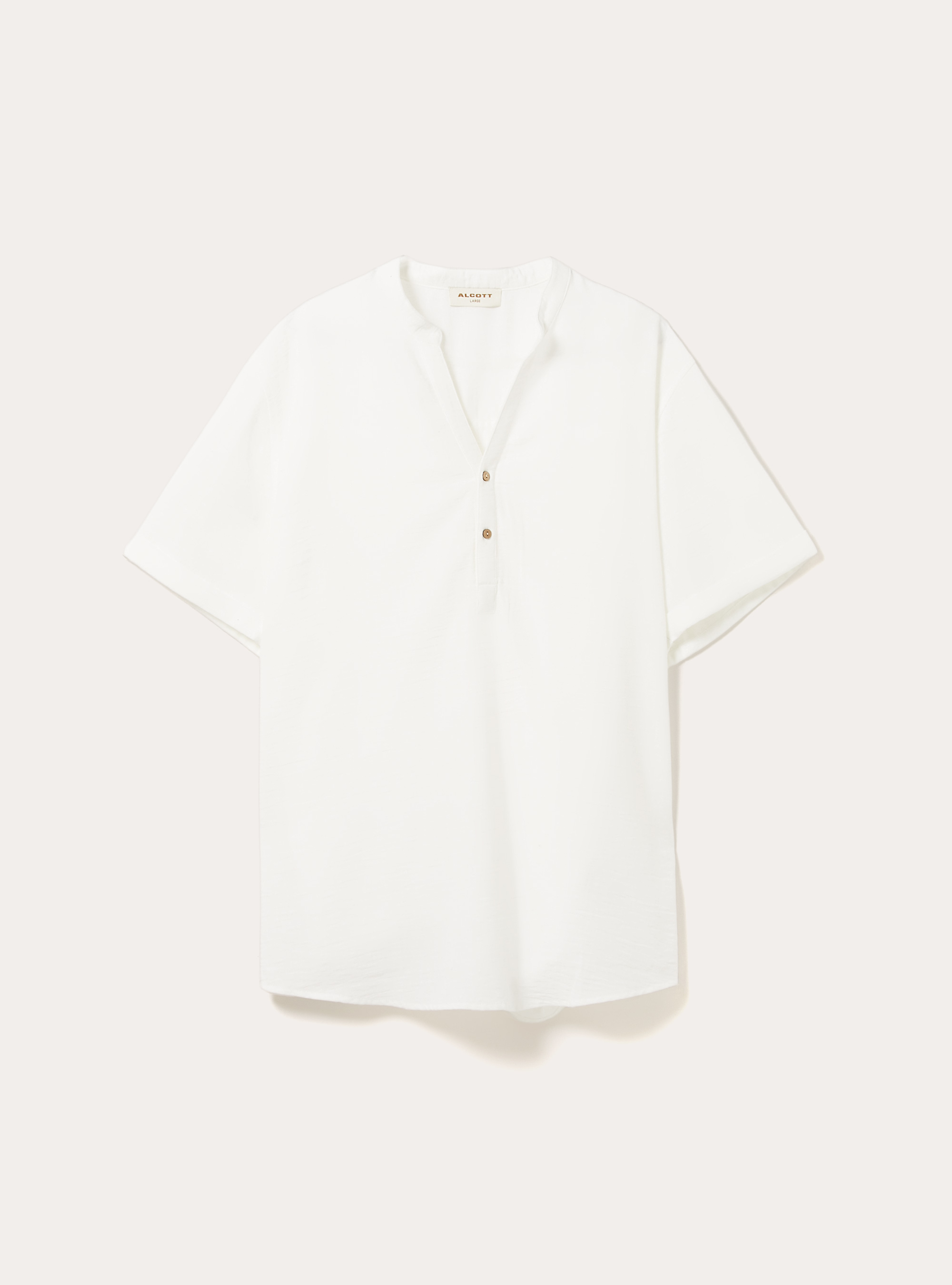 Chemise avec col officier, WH2 WHITE