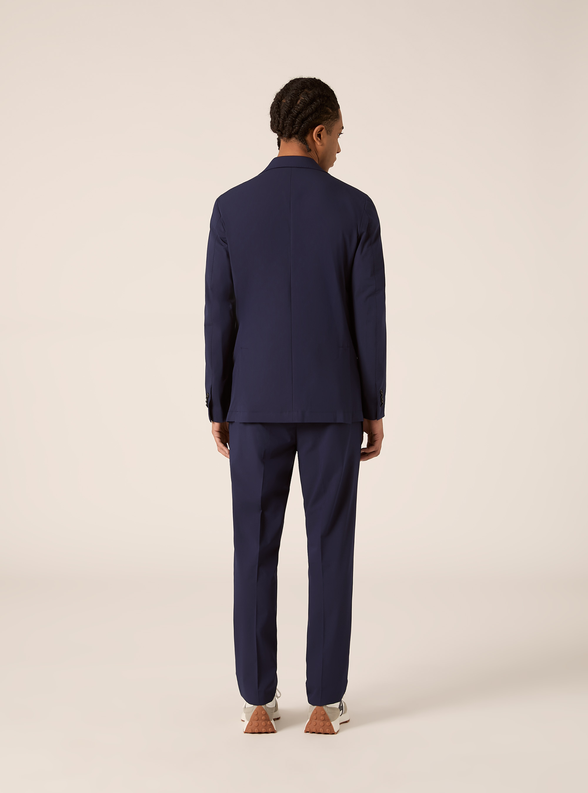 Single-breasted suit jacket, BL2 BLUE MEDIUM