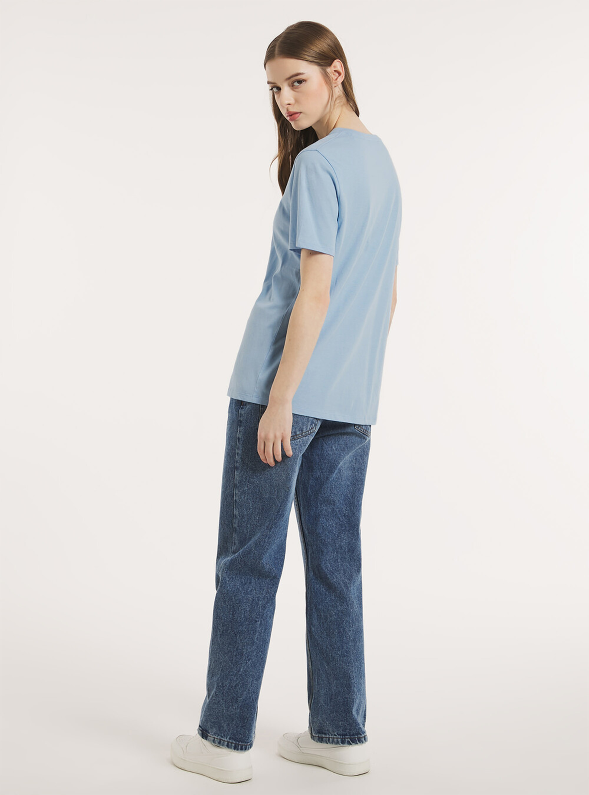 Capri Capsule Genderless T-shirt, AZ3 AZURE LIGHT