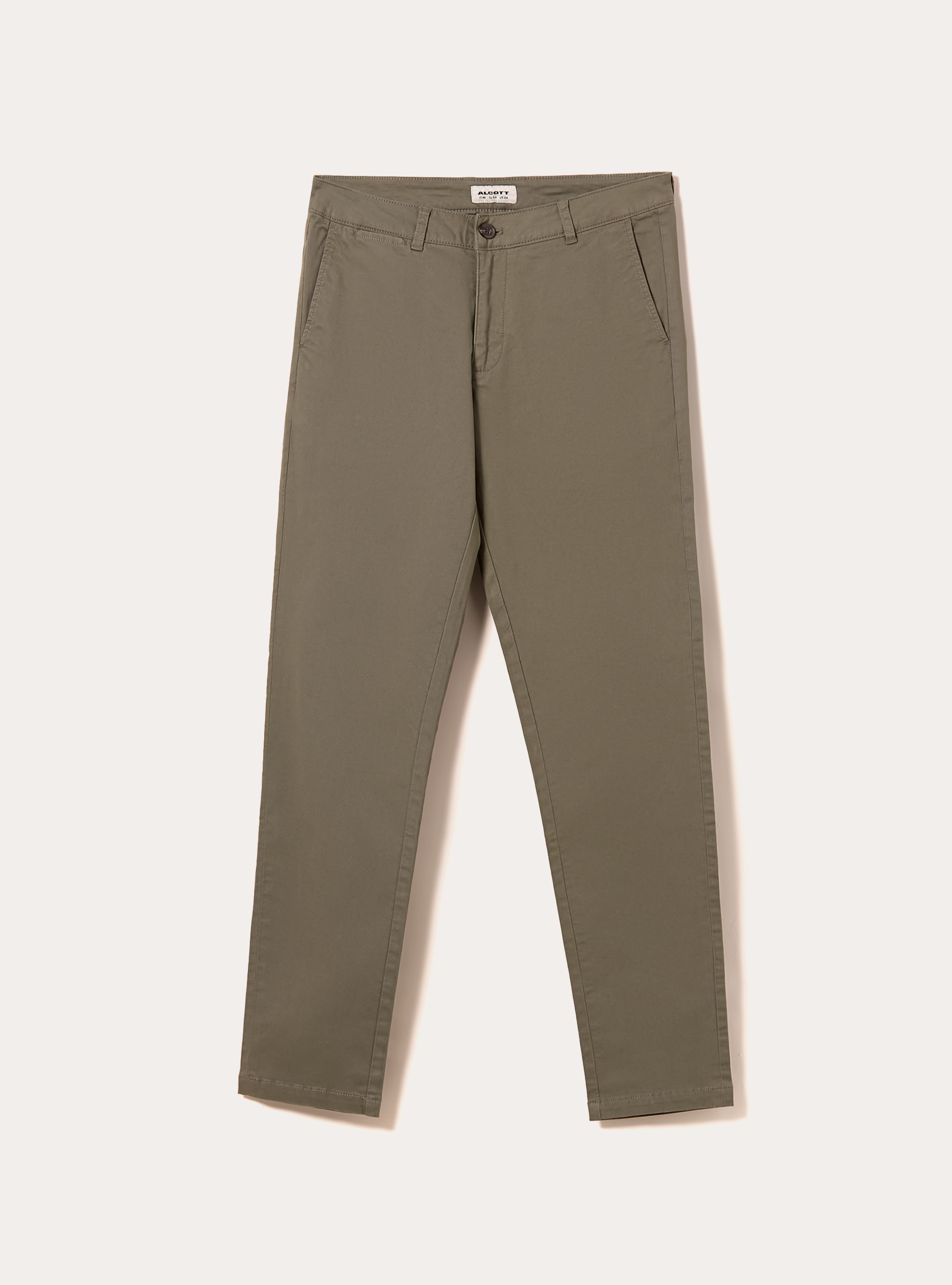 Skinny Fit Chino-Hose aus Stretch-Twill, KY2 KAKY MEDIUM