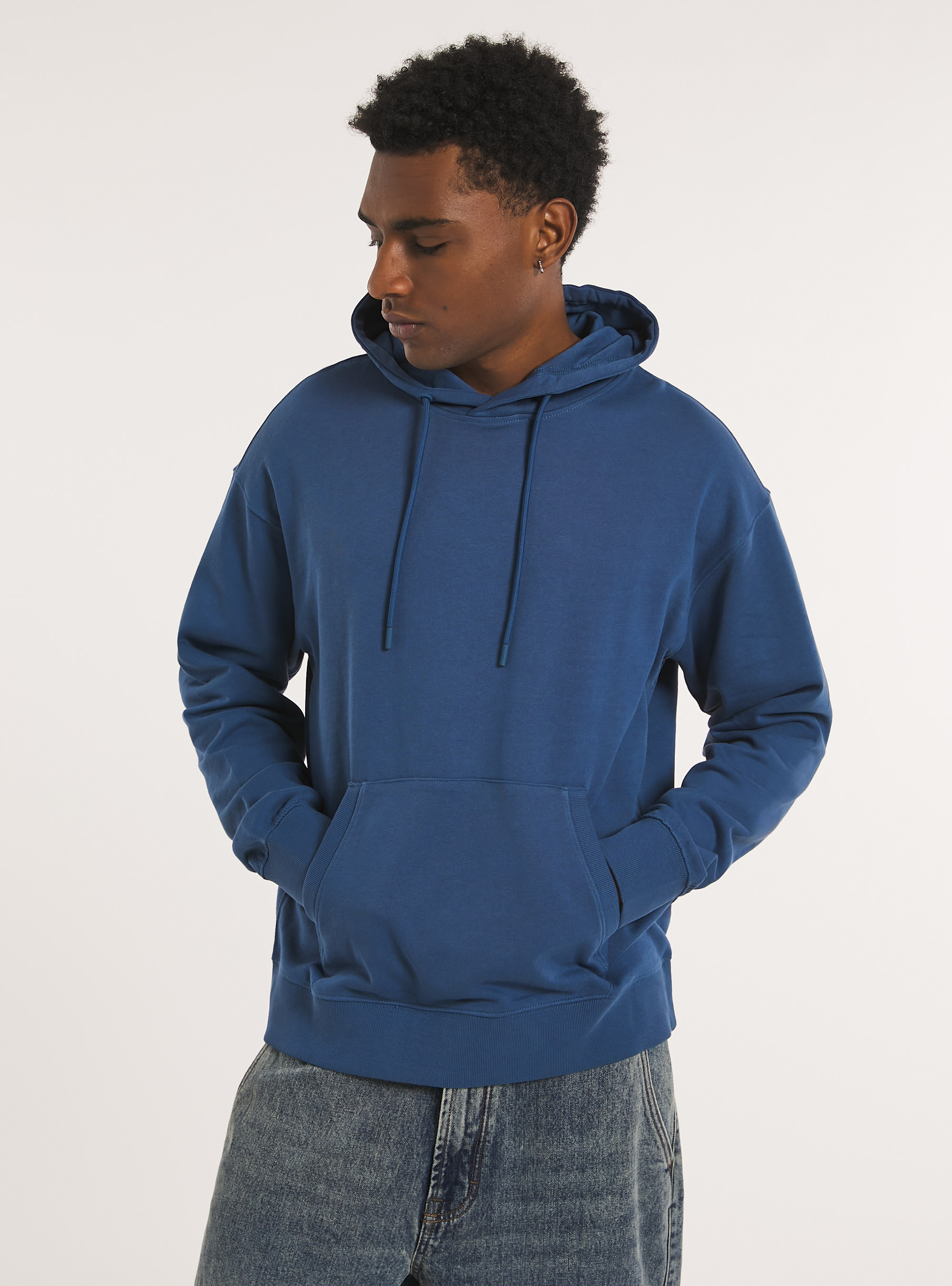 Sweat à capuche avec pochette, BL3 BLUE LIGHT